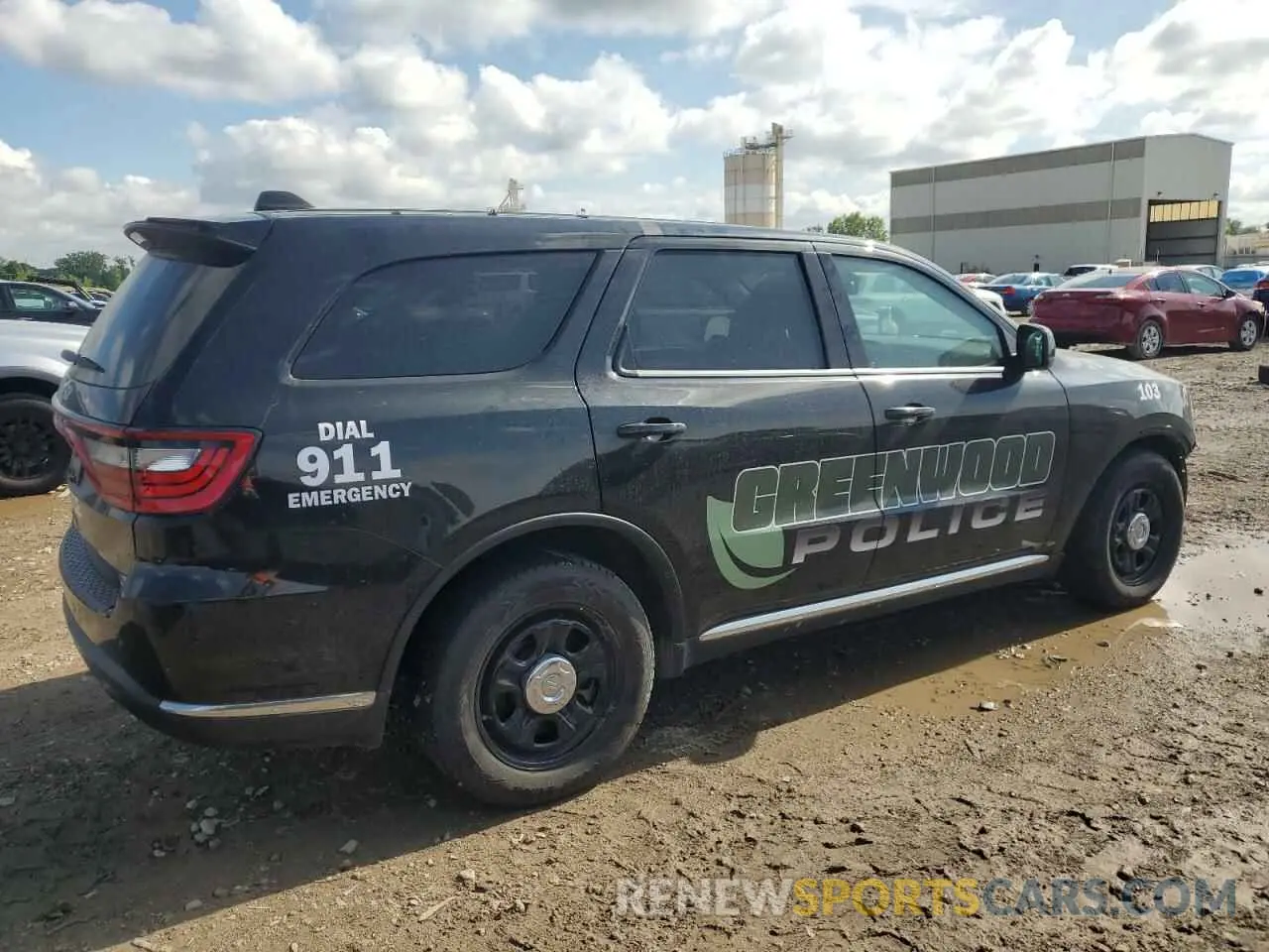 3 Photograph of a damaged car 1C4SDJFT7MC724213 DODGE DURANGO 2021