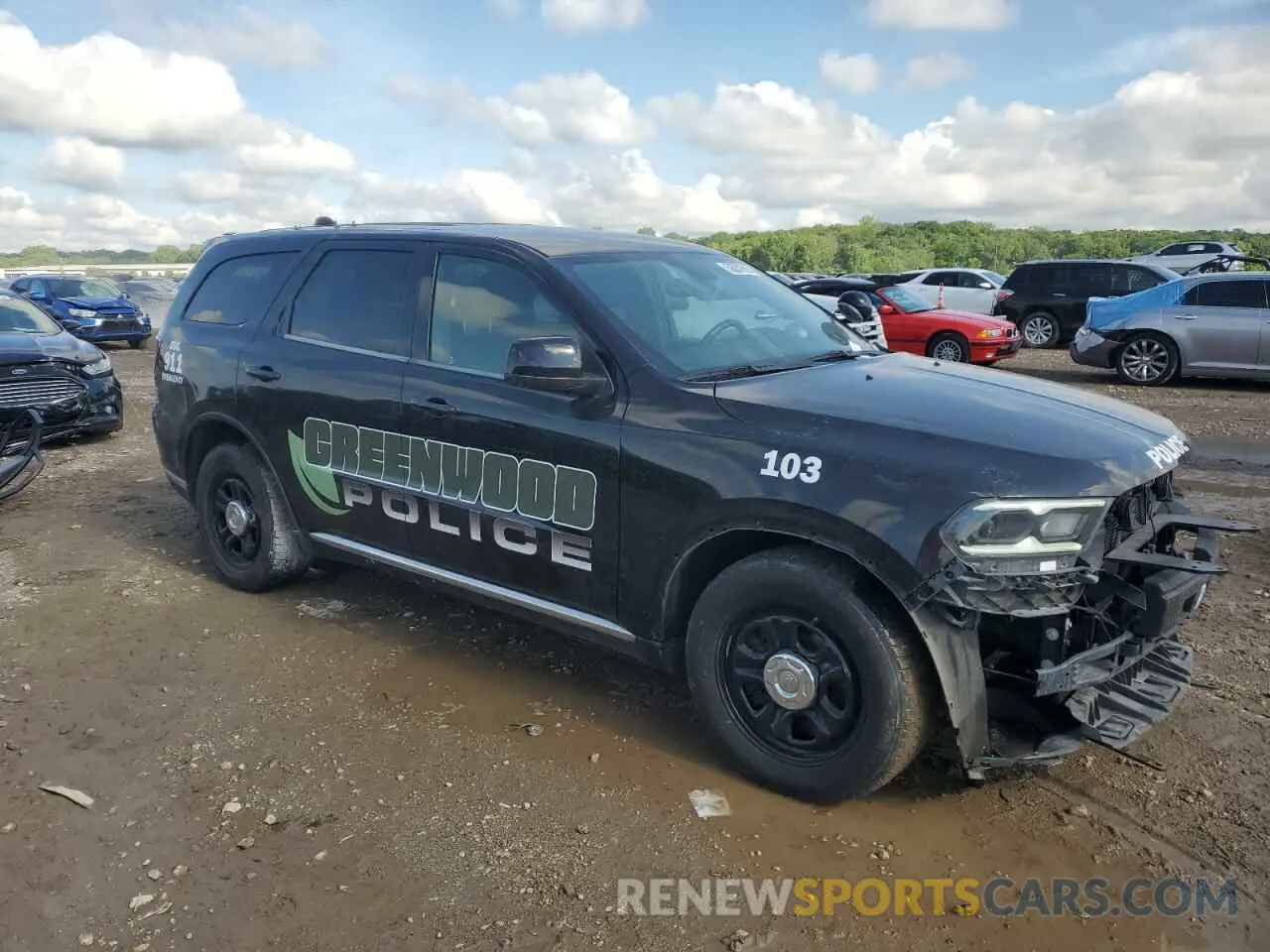 4 Photograph of a damaged car 1C4SDJFT7MC724213 DODGE DURANGO 2021