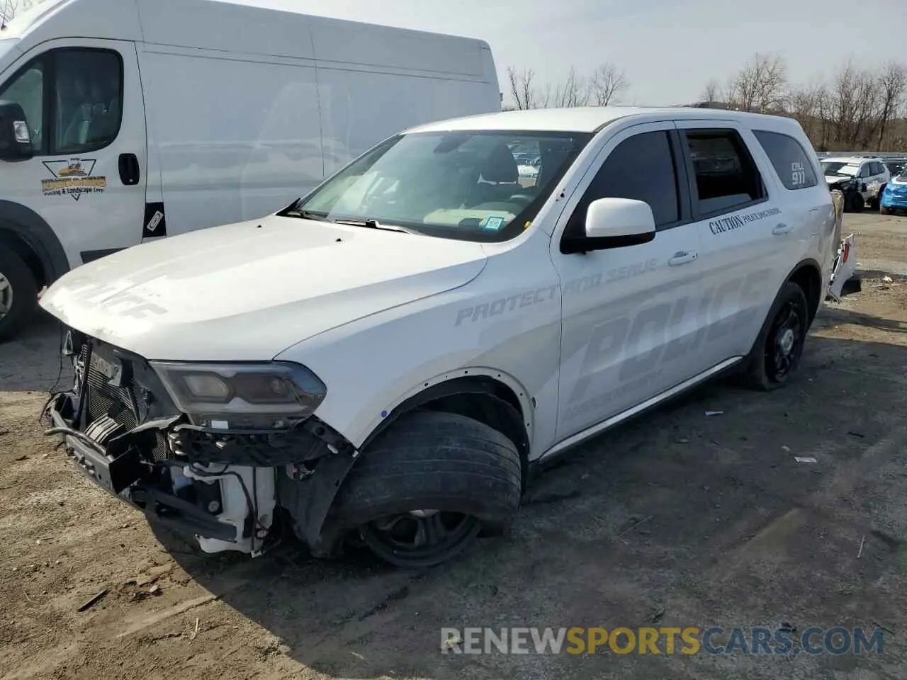 1 Photograph of a damaged car 1C4SDJFTXMC683740 DODGE DURANGO 2021