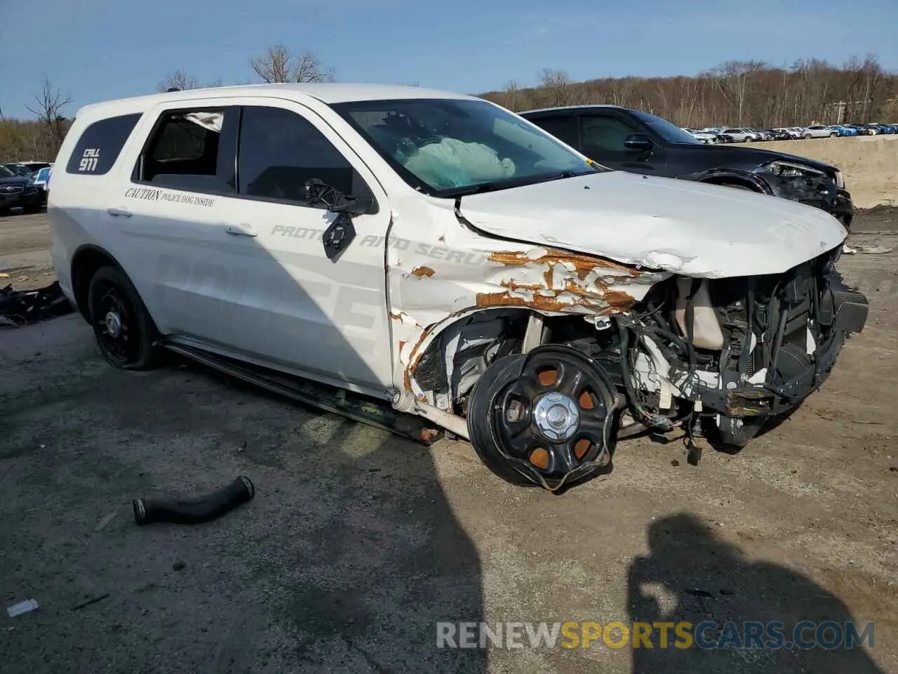4 Photograph of a damaged car 1C4SDJFTXMC683740 DODGE DURANGO 2021