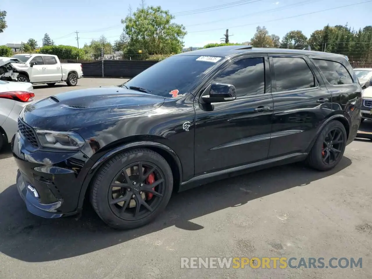 1 Photograph of a damaged car 1C4SDJH91MC799541 DODGE DURANGO 2021