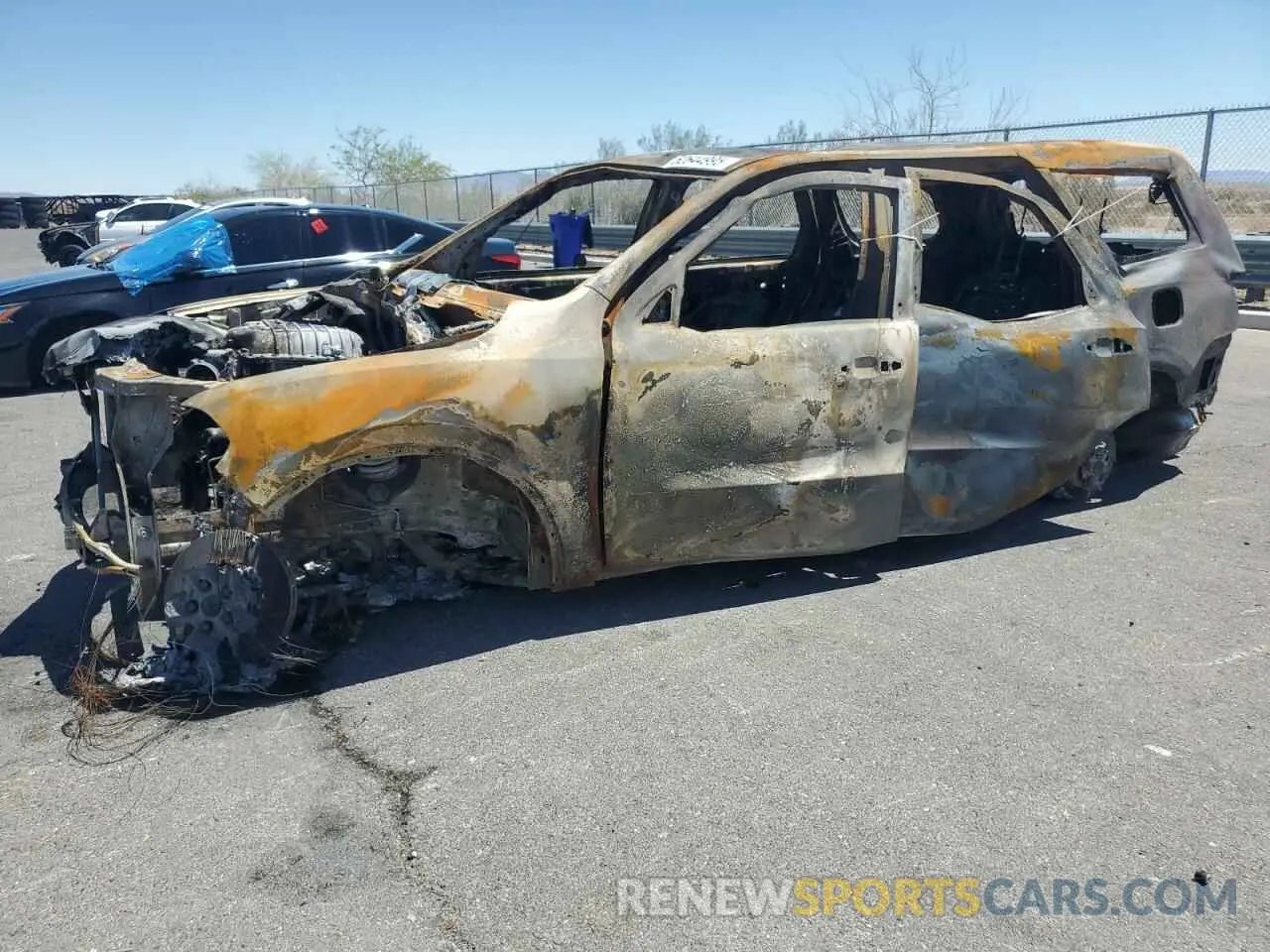 1 Photograph of a damaged car 1C4SDJH93MC605608 DODGE DURANGO 2021
