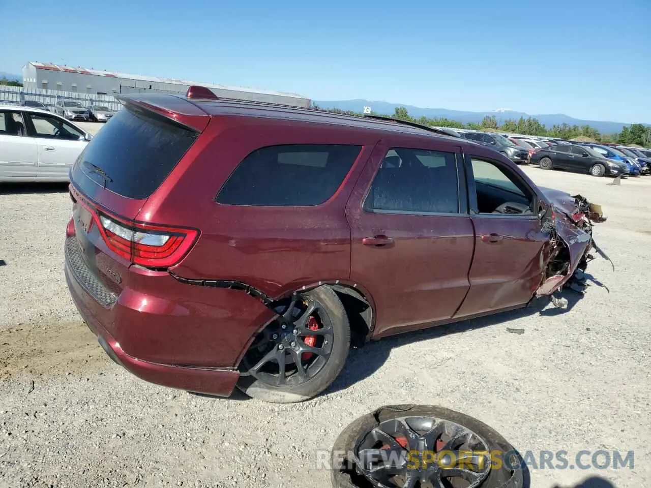 3 Photograph of a damaged car 1C4SDJH93MC606015 DODGE DURANGO 2021