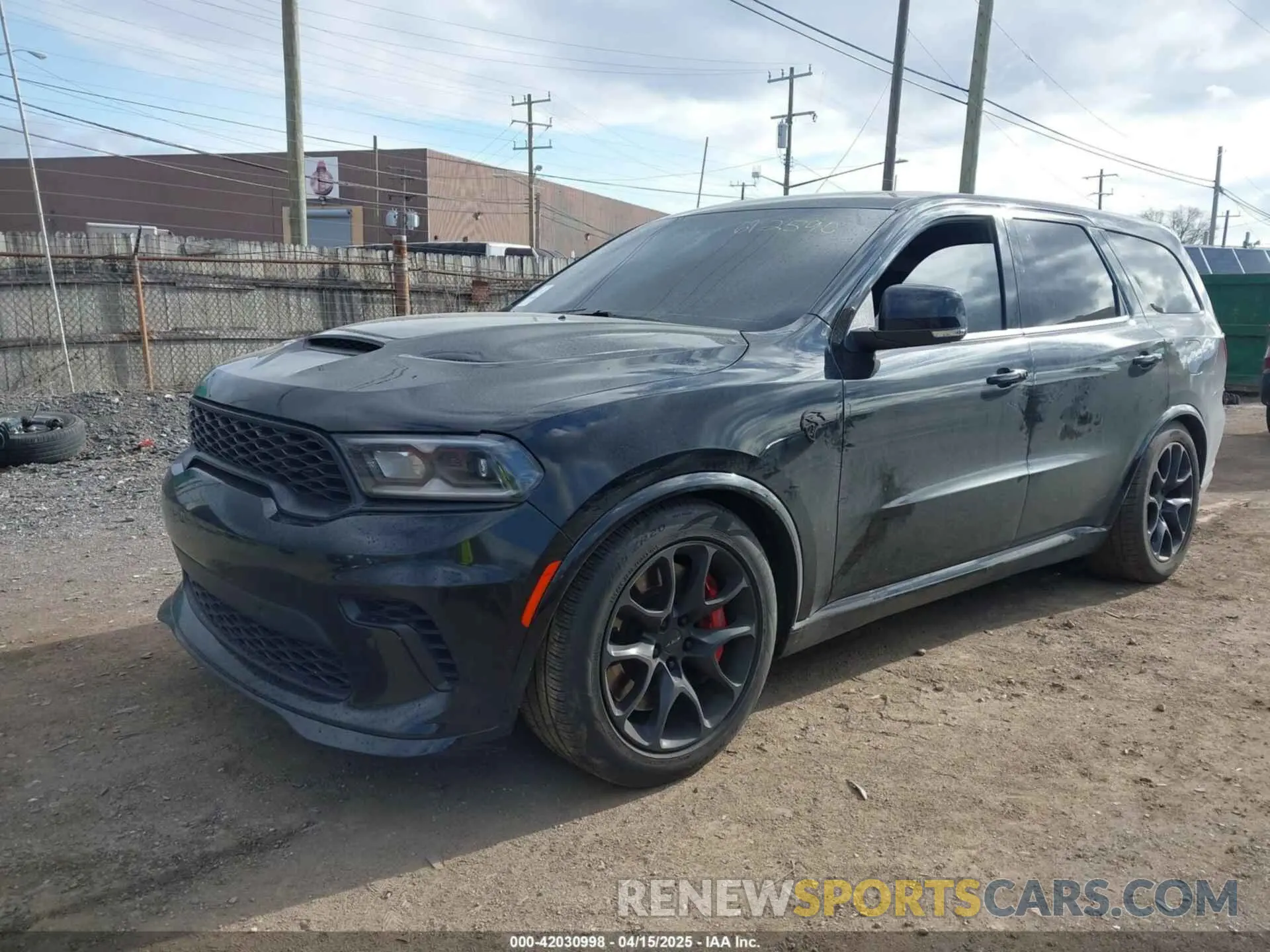 2 Photograph of a damaged car 1C4SDJH95MC692590 DODGE DURANGO 2021