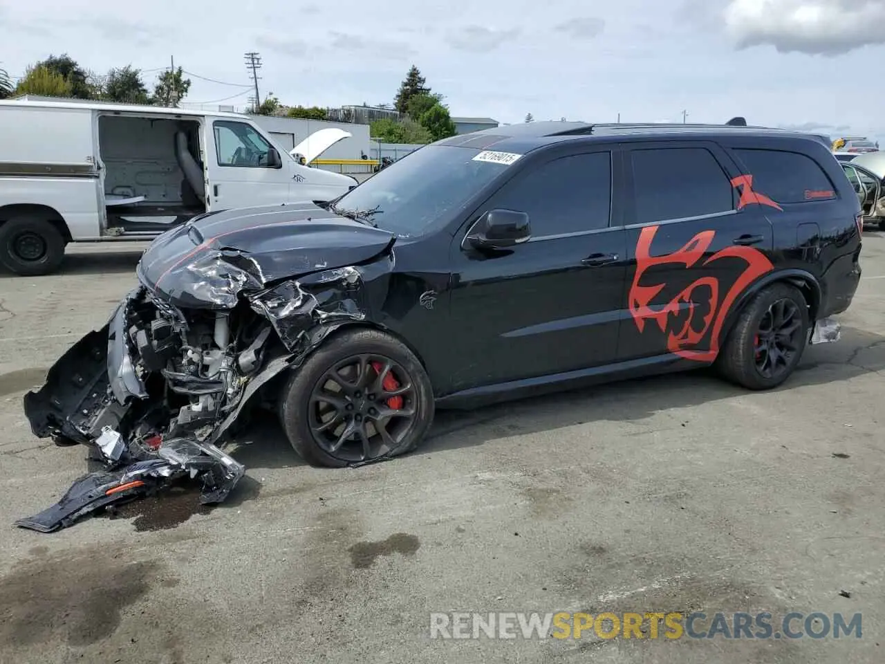 1 Photograph of a damaged car 1C4SDJH98MC689327 DODGE DURANGO 2021