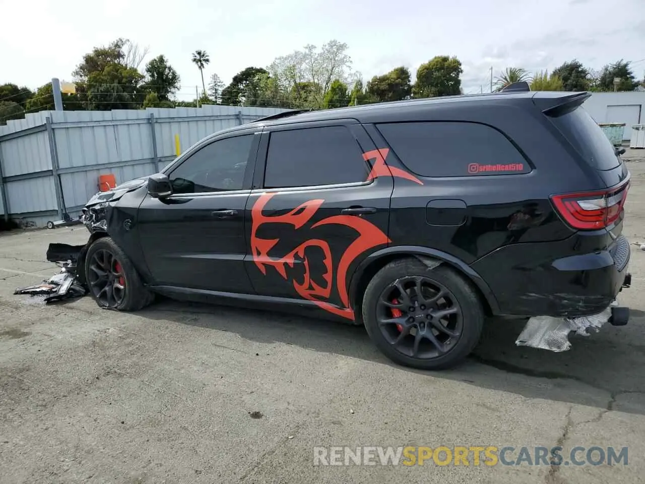 2 Photograph of a damaged car 1C4SDJH98MC689327 DODGE DURANGO 2021