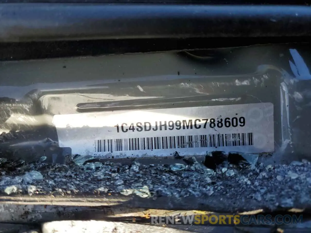 14 Photograph of a damaged car 1C4SDJH99MC788609 DODGE DURANGO 2021