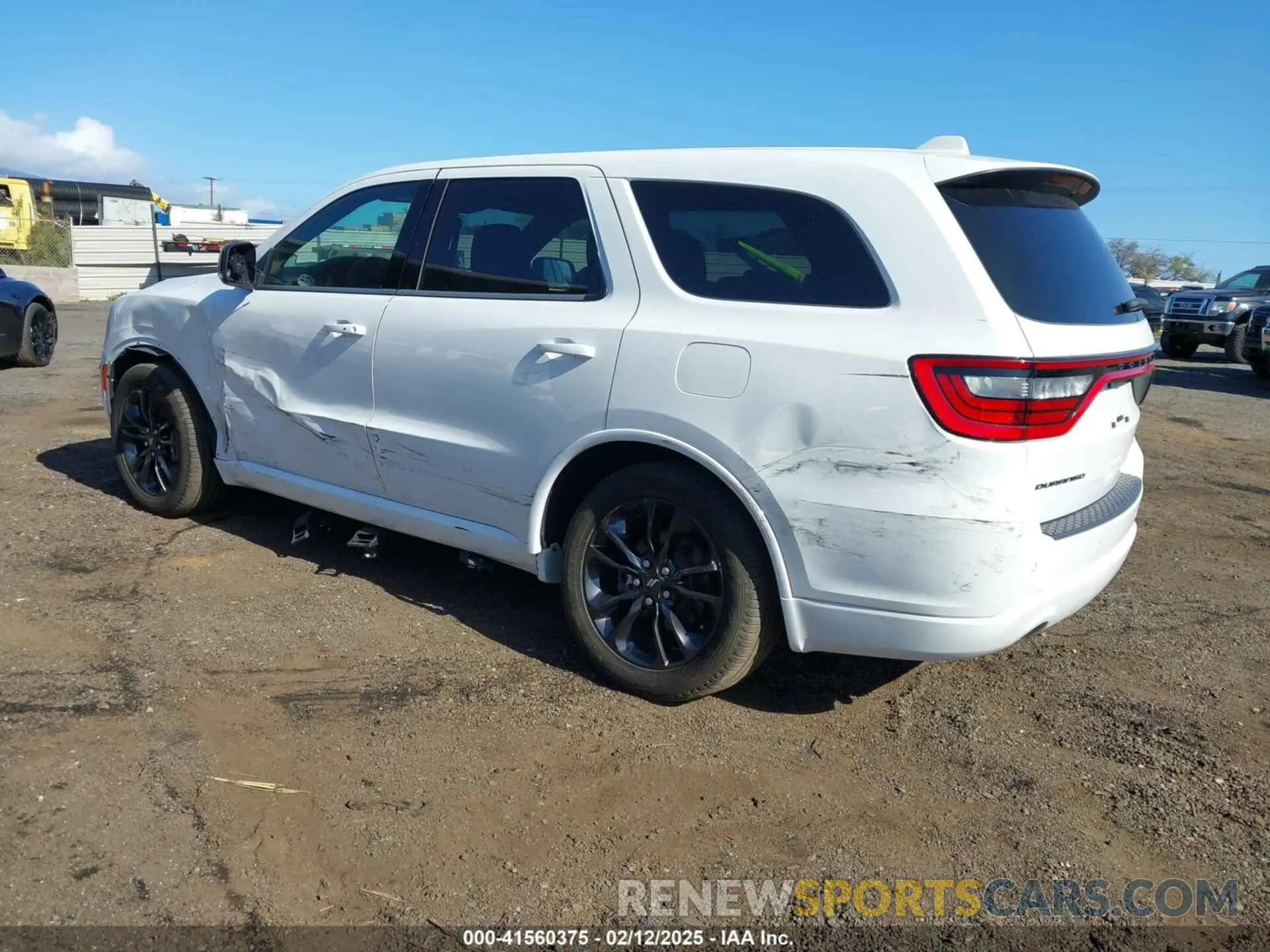 3 Photograph of a damaged car 1C4RDHDG3NC187175 DODGE DURANGO 2022