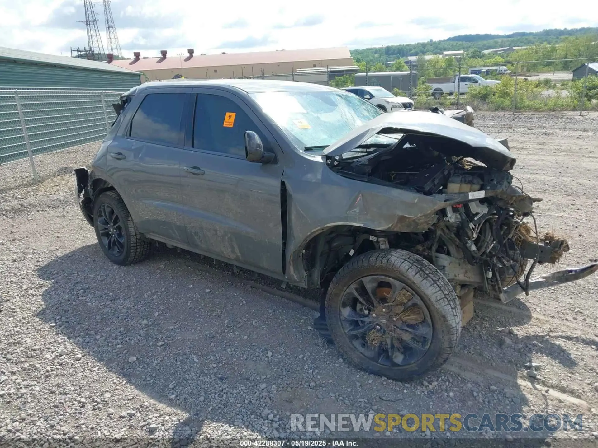 1 Photograph of a damaged car 1C4RDJAG0NC104782 DODGE DURANGO 2022