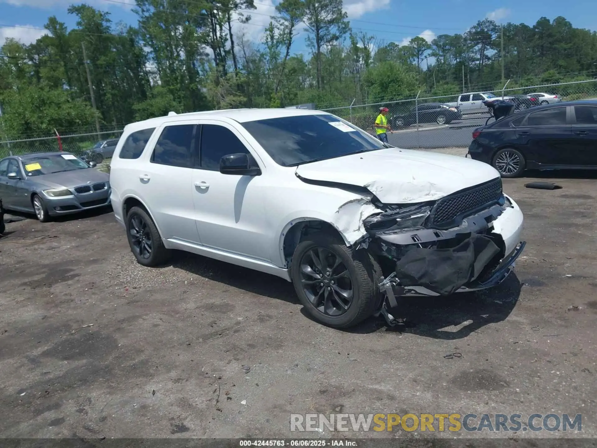1 Photograph of a damaged car 1C4RDJAG2NC174333 DODGE DURANGO 2022