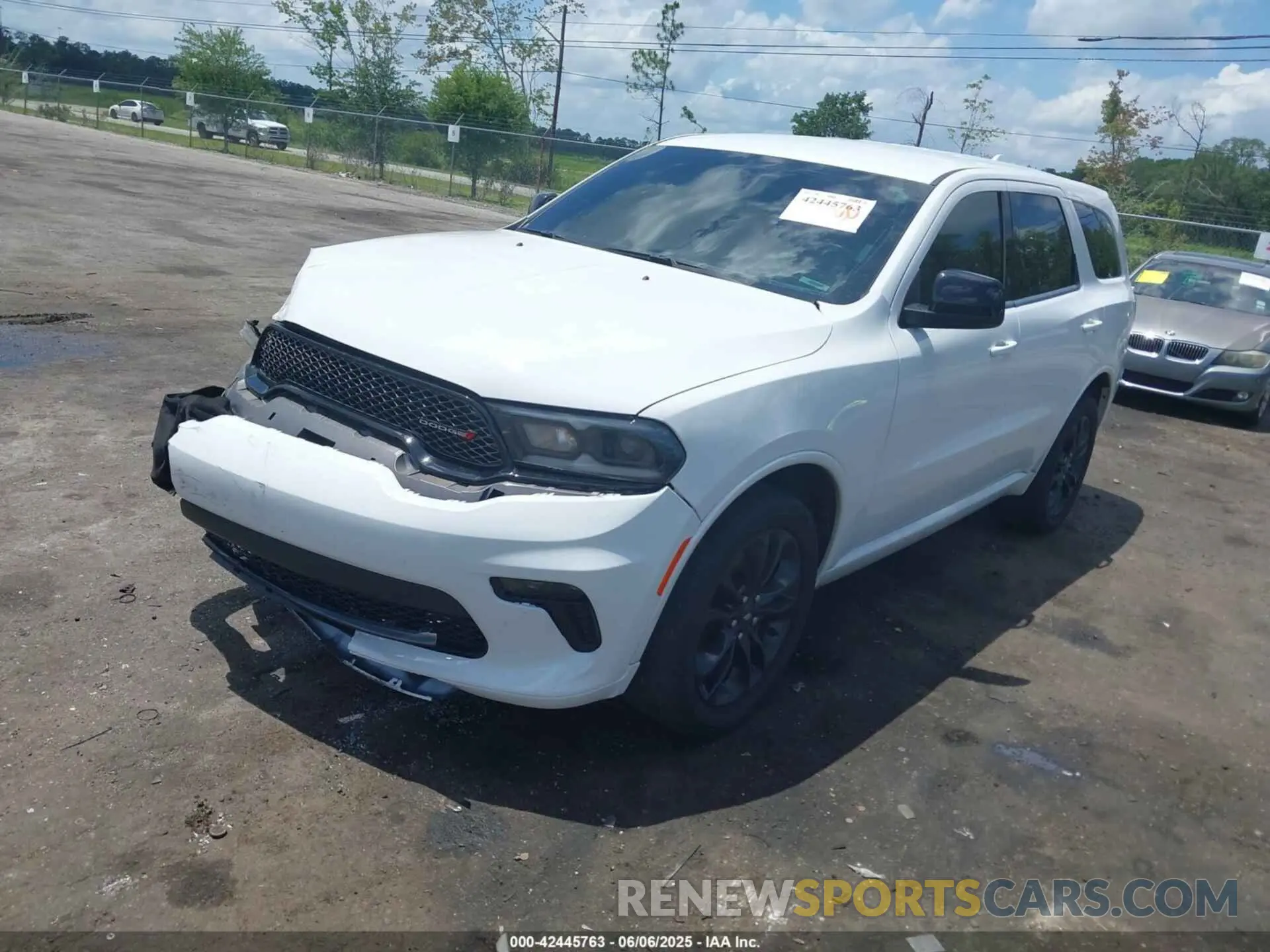 2 Photograph of a damaged car 1C4RDJAG2NC174333 DODGE DURANGO 2022