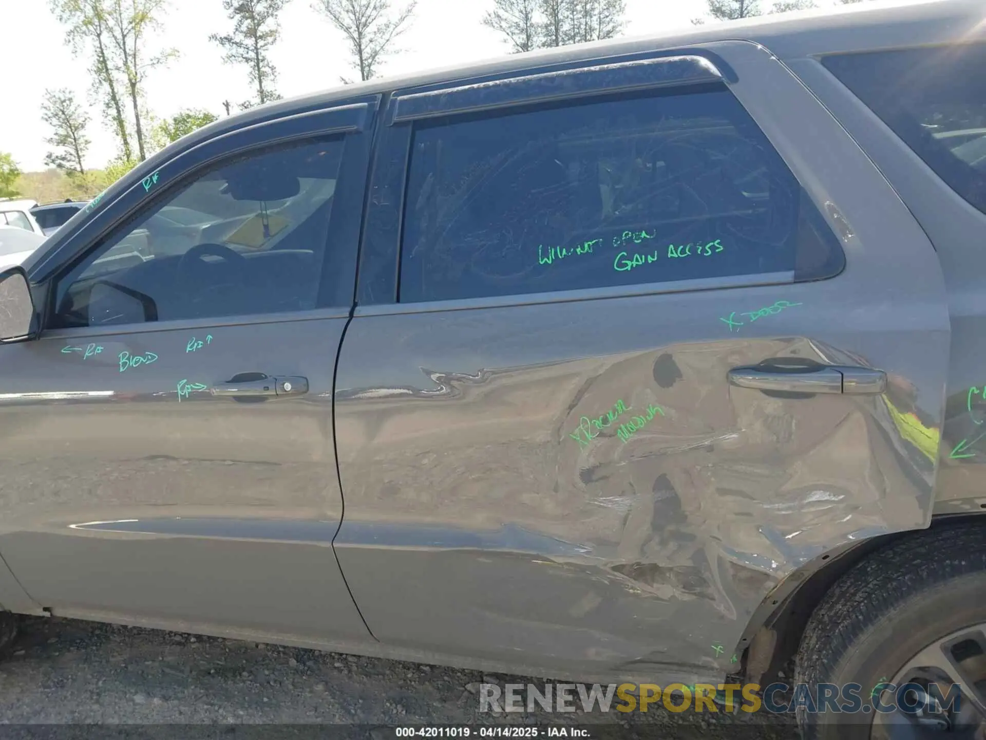 14 Photograph of a damaged car 1C4RDJAG6NC129900 DODGE DURANGO 2022