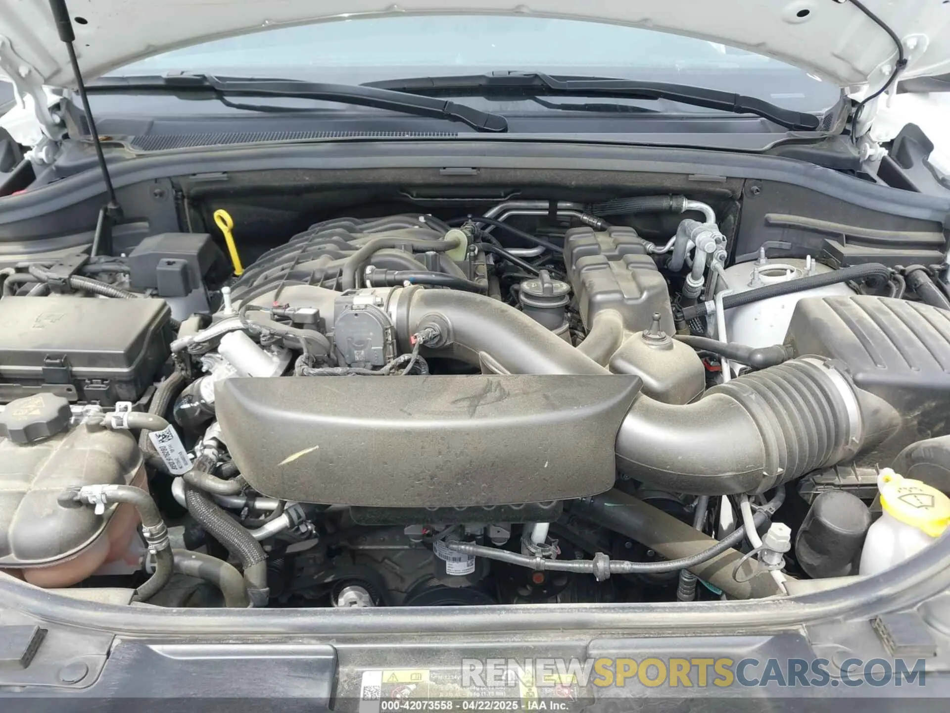 10 Photograph of a damaged car 1C4RDJAGXNC173642 DODGE DURANGO 2022