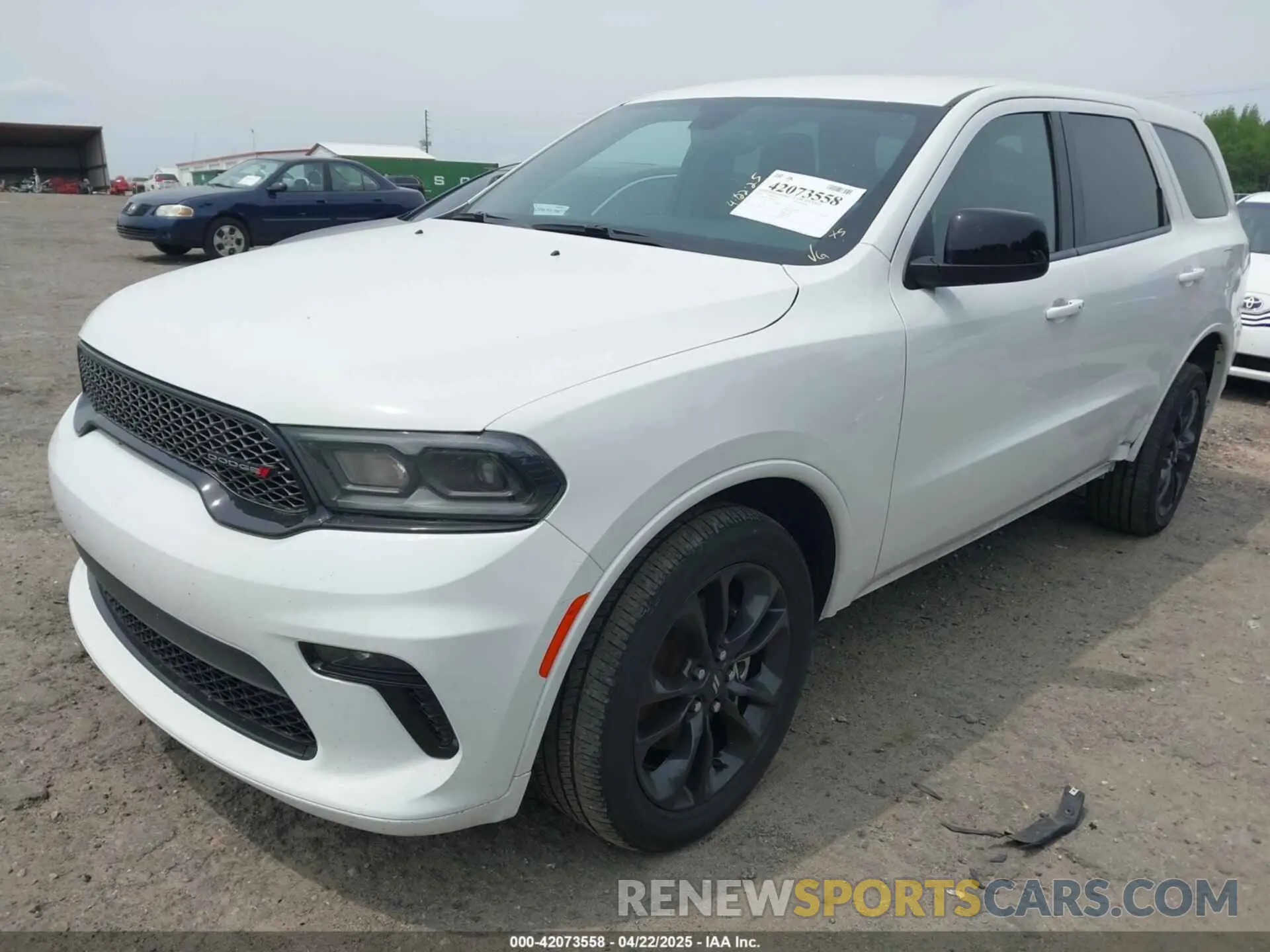 2 Photograph of a damaged car 1C4RDJAGXNC173642 DODGE DURANGO 2022