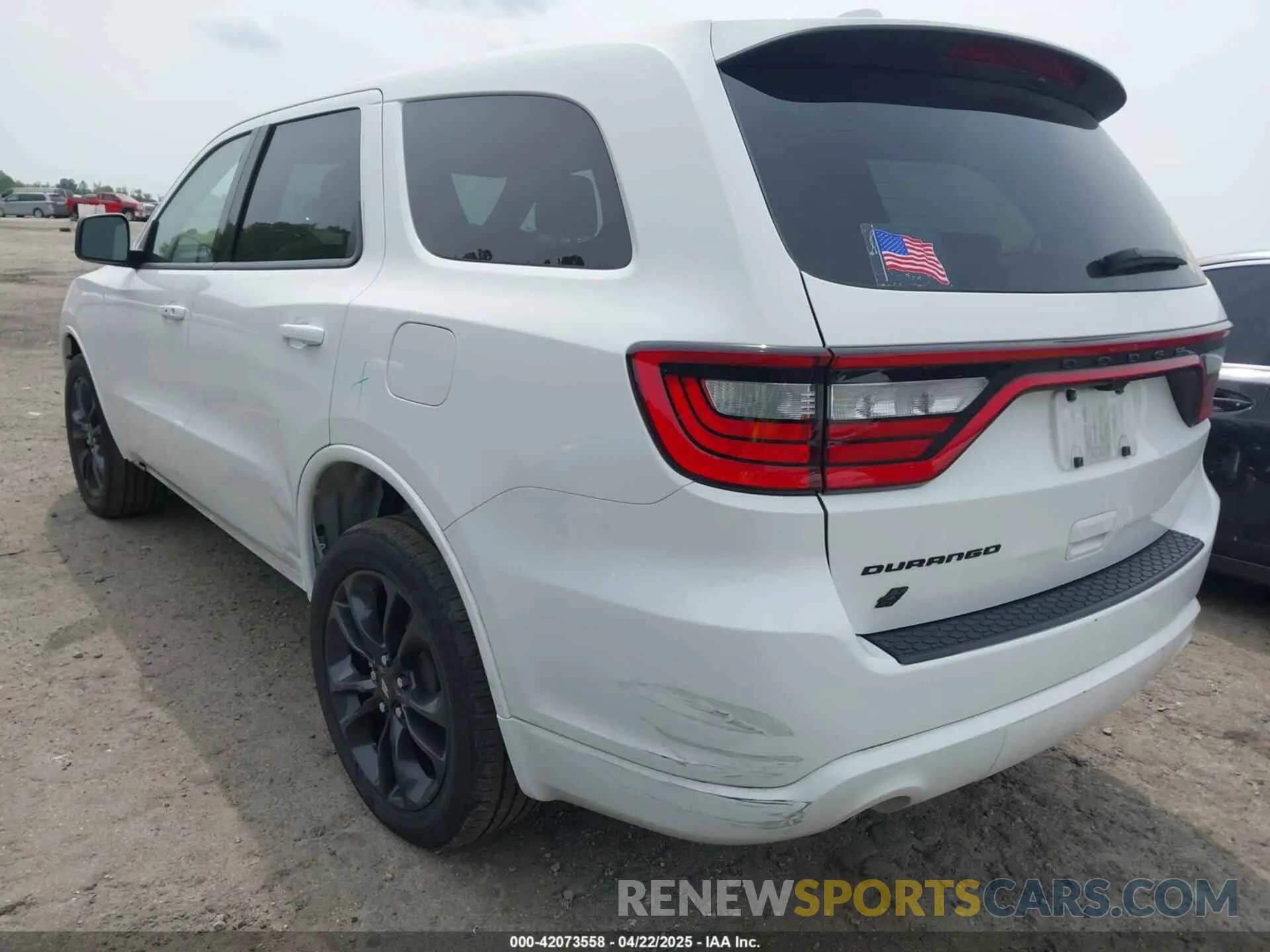 3 Photograph of a damaged car 1C4RDJAGXNC173642 DODGE DURANGO 2022