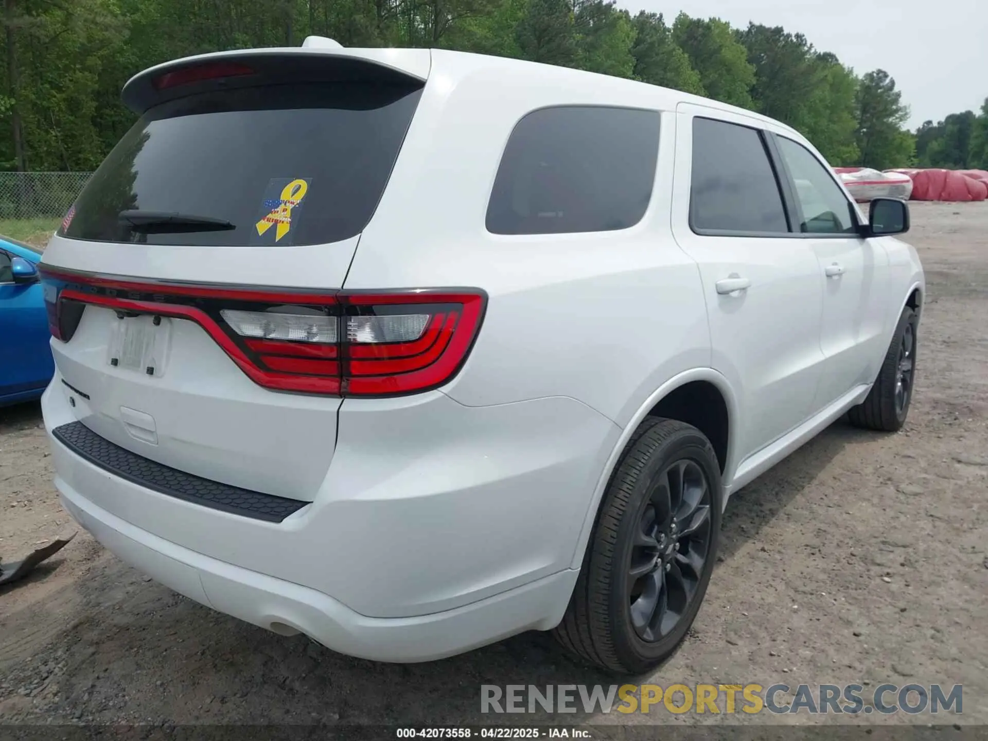 4 Photograph of a damaged car 1C4RDJAGXNC173642 DODGE DURANGO 2022