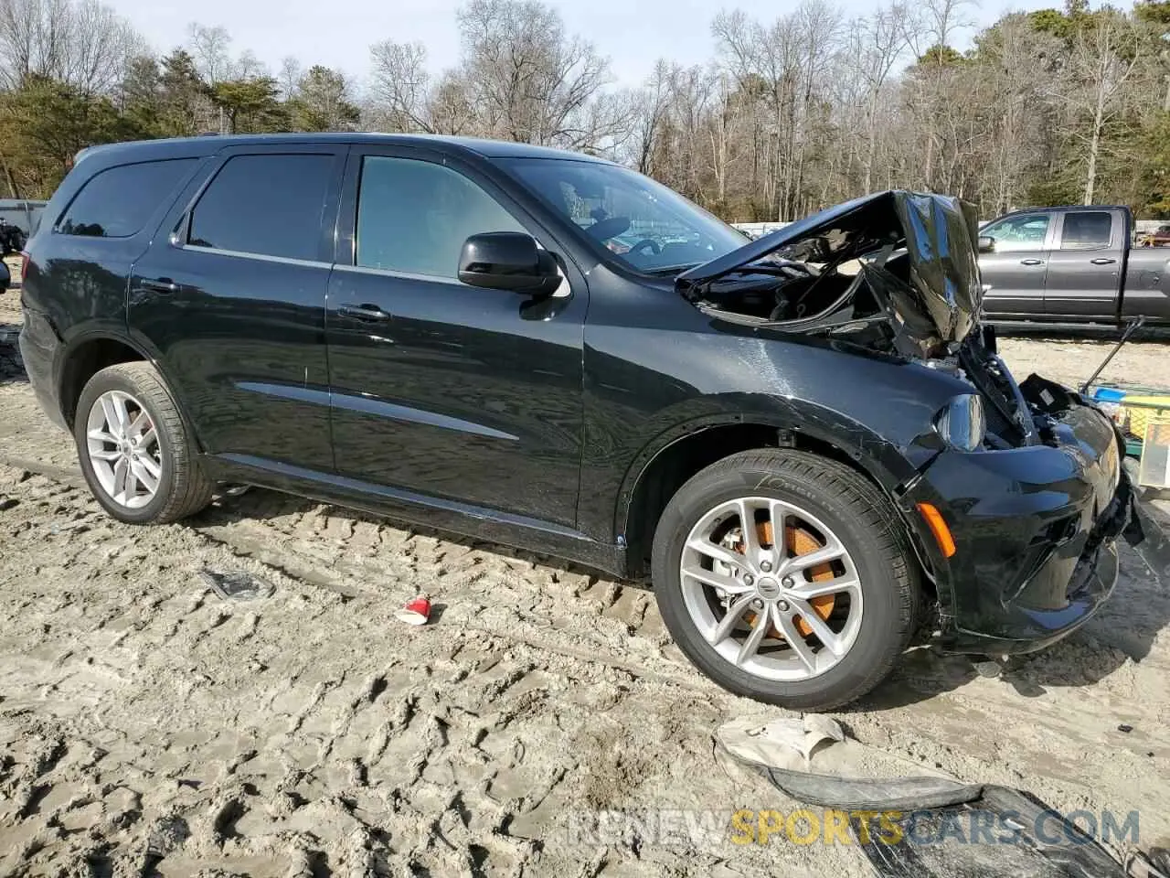 4 Photograph of a damaged car 1C4RDJDG0NC219345 DODGE DURANGO 2022
