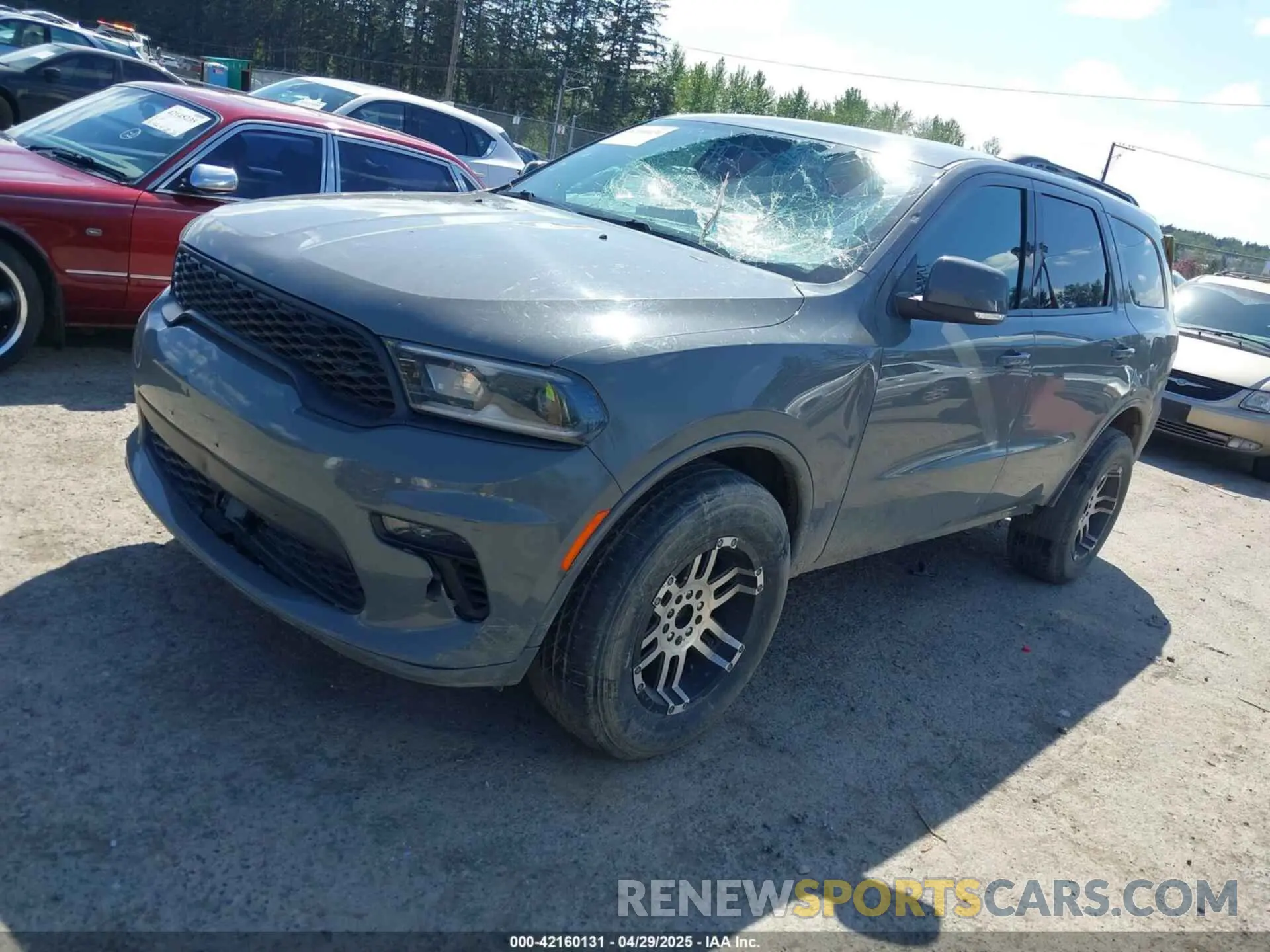 2 Photograph of a damaged car 1C4RDJDG0NC219426 DODGE DURANGO 2022