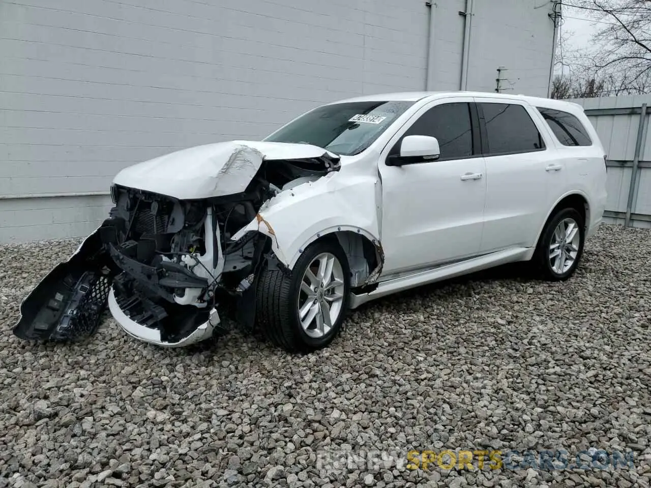 1 Photograph of a damaged car 1C4RDJDG1NC182855 DODGE DURANGO 2022