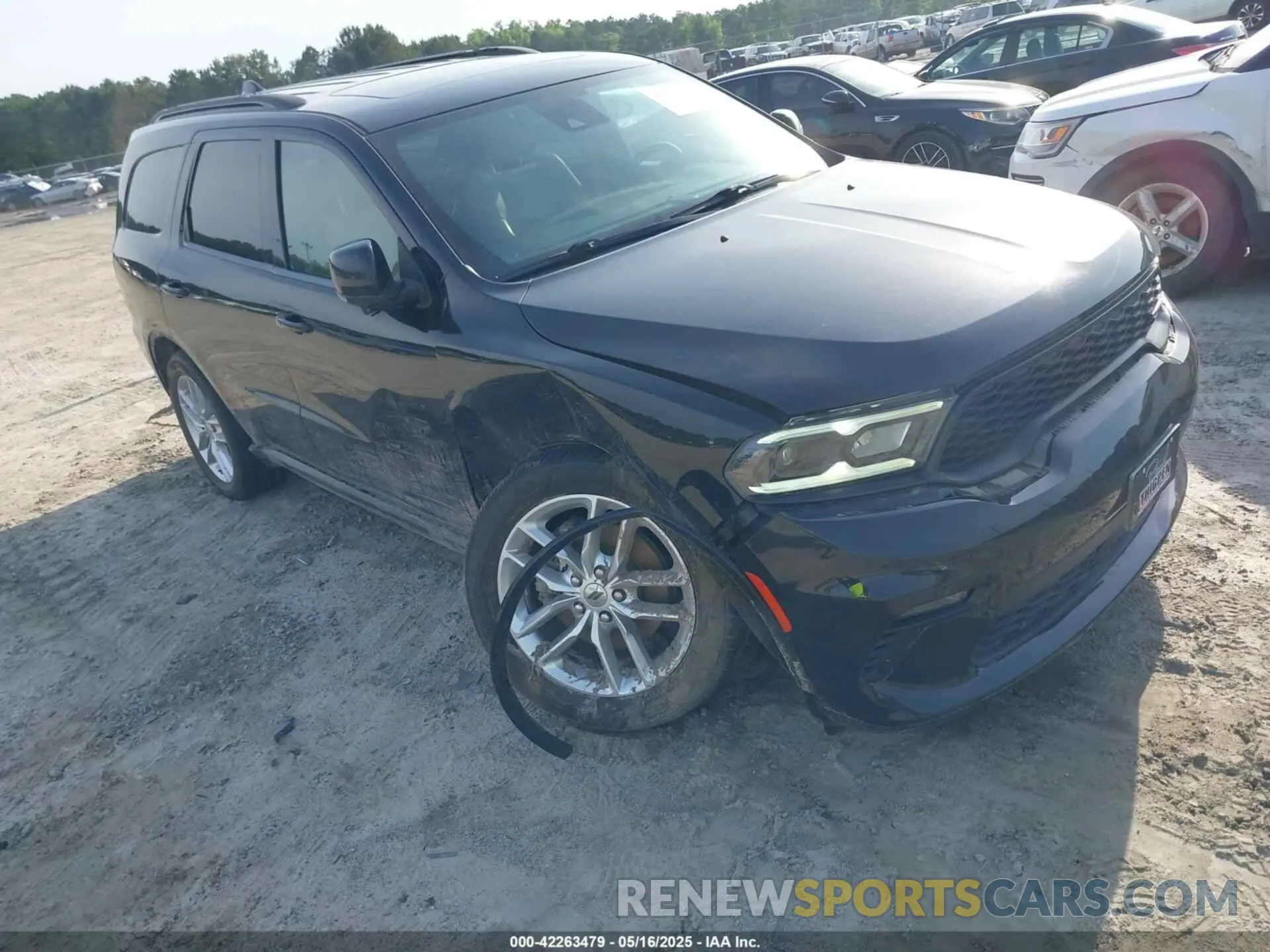 1 Photograph of a damaged car 1C4RDJDG3NC106179 DODGE DURANGO 2022