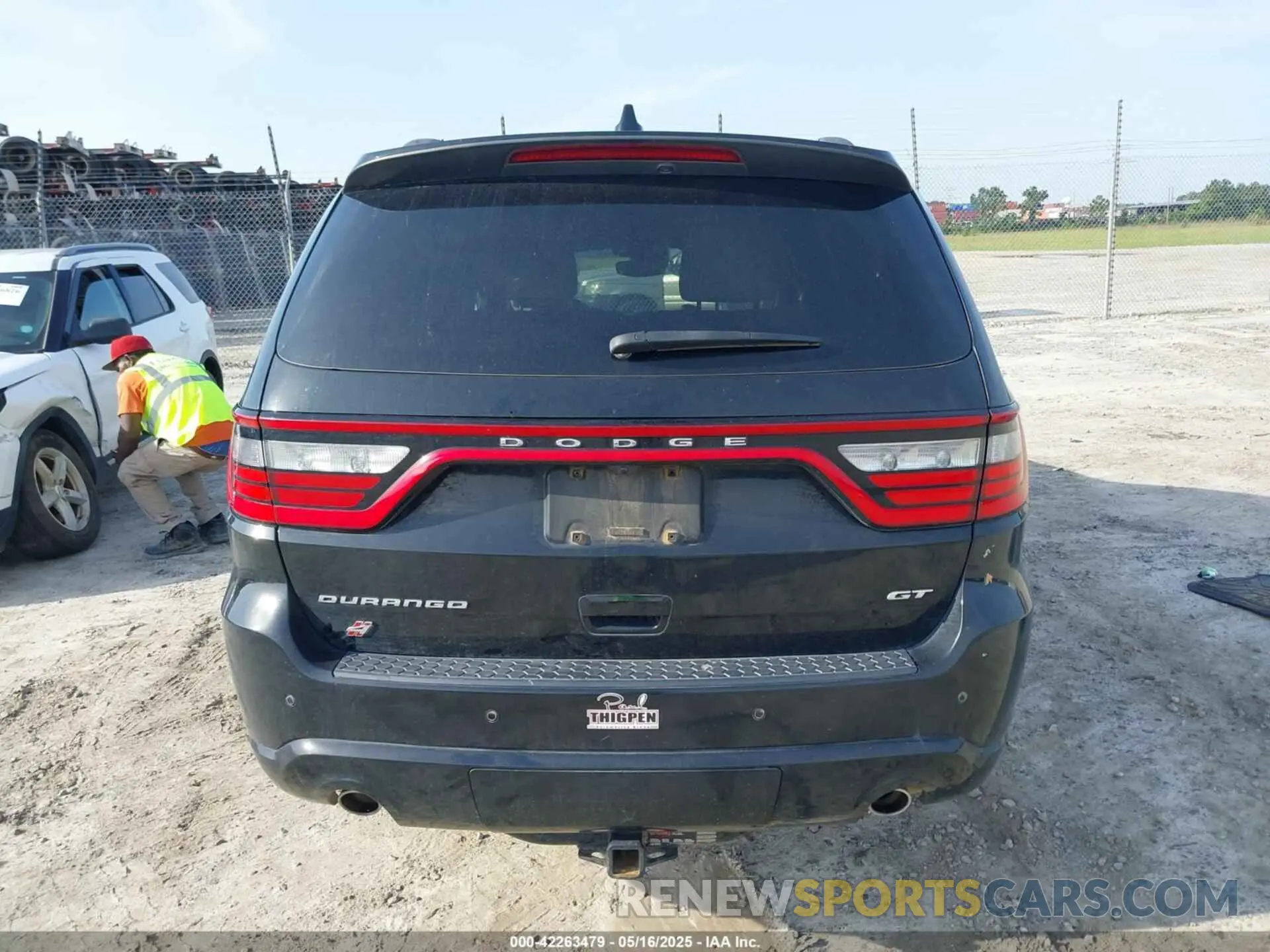 16 Photograph of a damaged car 1C4RDJDG3NC106179 DODGE DURANGO 2022