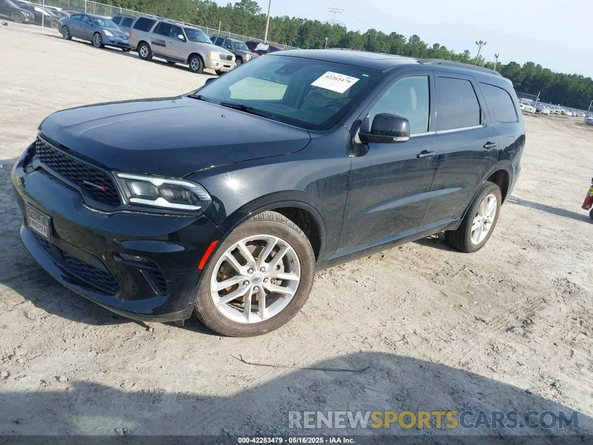 2 Photograph of a damaged car 1C4RDJDG3NC106179 DODGE DURANGO 2022