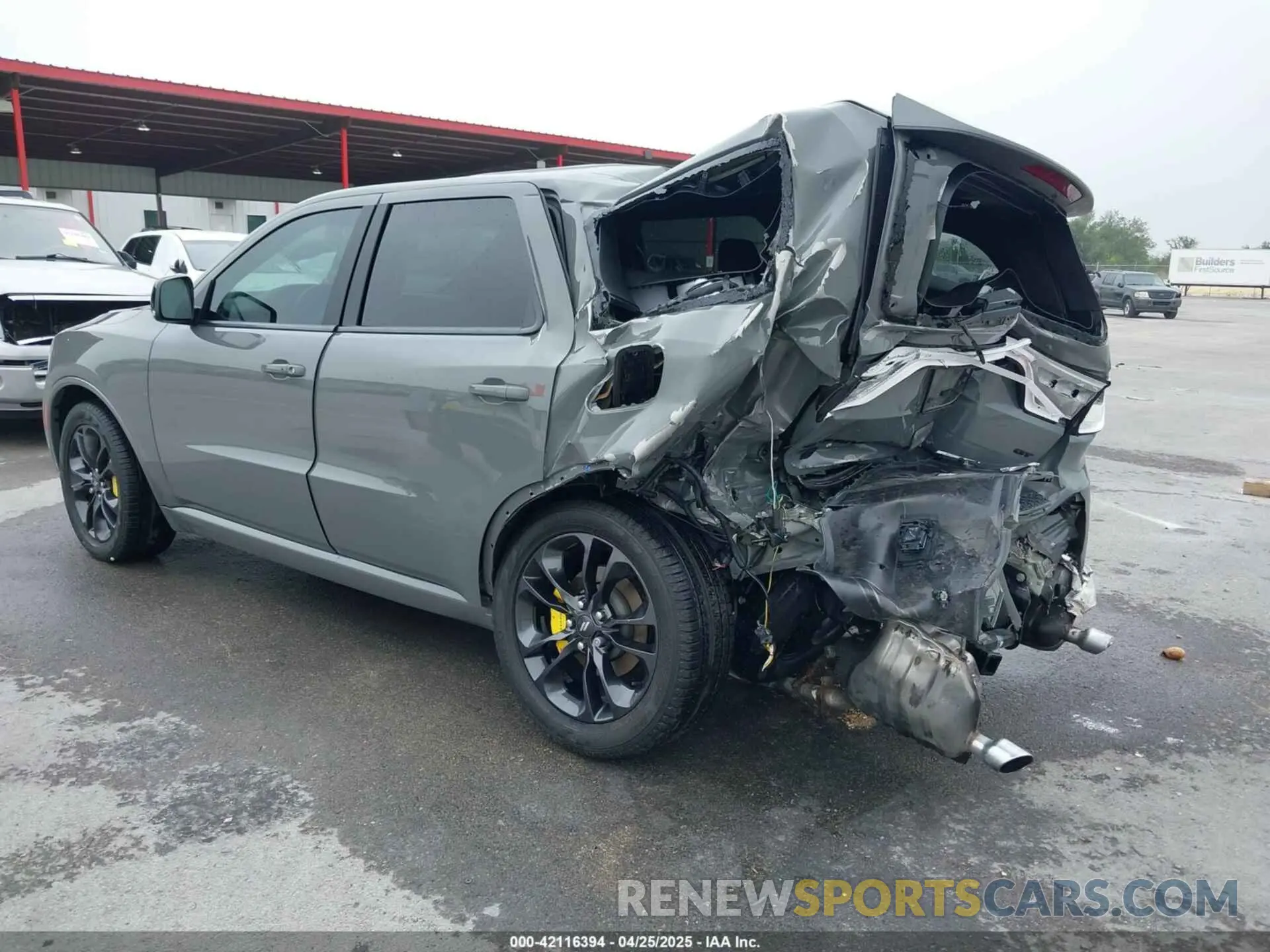 3 Photograph of a damaged car 1C4RDJDG3NC206279 DODGE DURANGO 2022