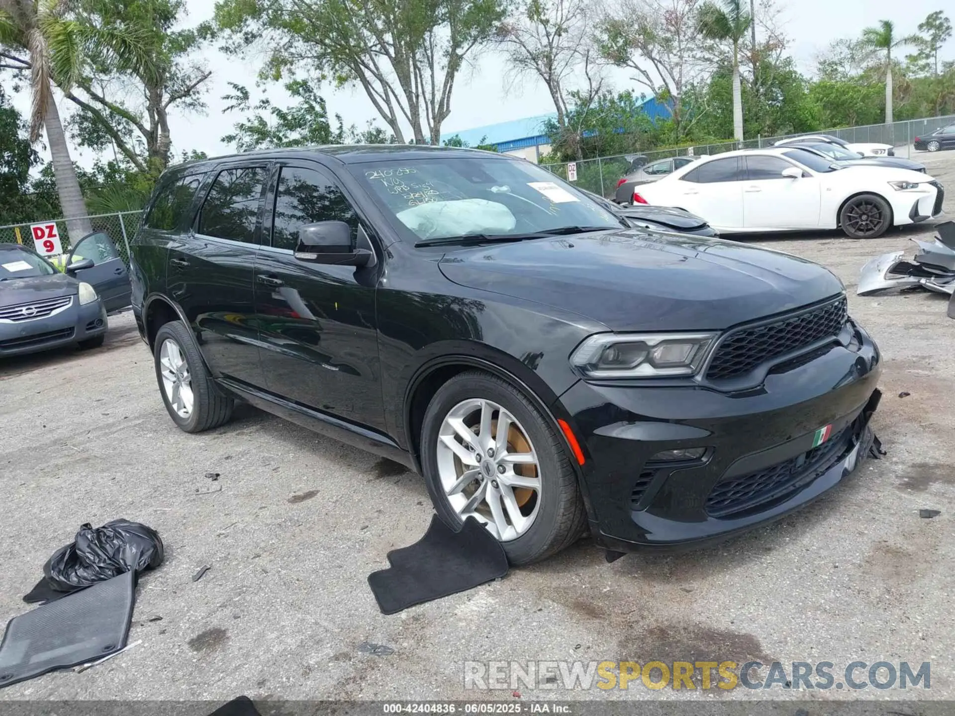 1 Photograph of a damaged car 1C4RDJDG4NC182607 DODGE DURANGO 2022