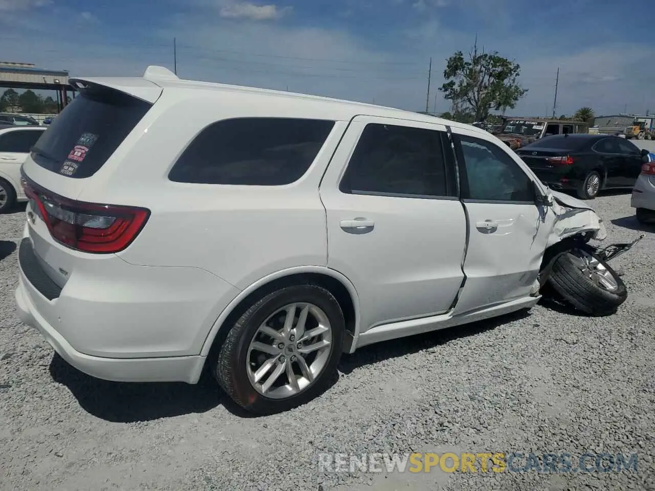3 Photograph of a damaged car 1C4RDJDG6NC108413 DODGE DURANGO 2022
