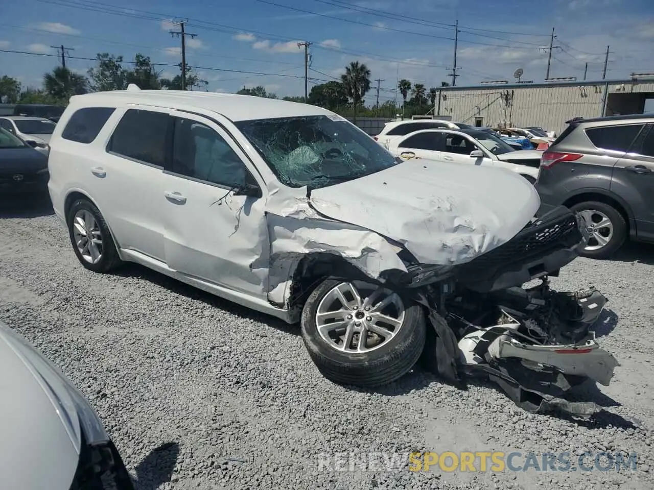 4 Photograph of a damaged car 1C4RDJDG6NC108413 DODGE DURANGO 2022