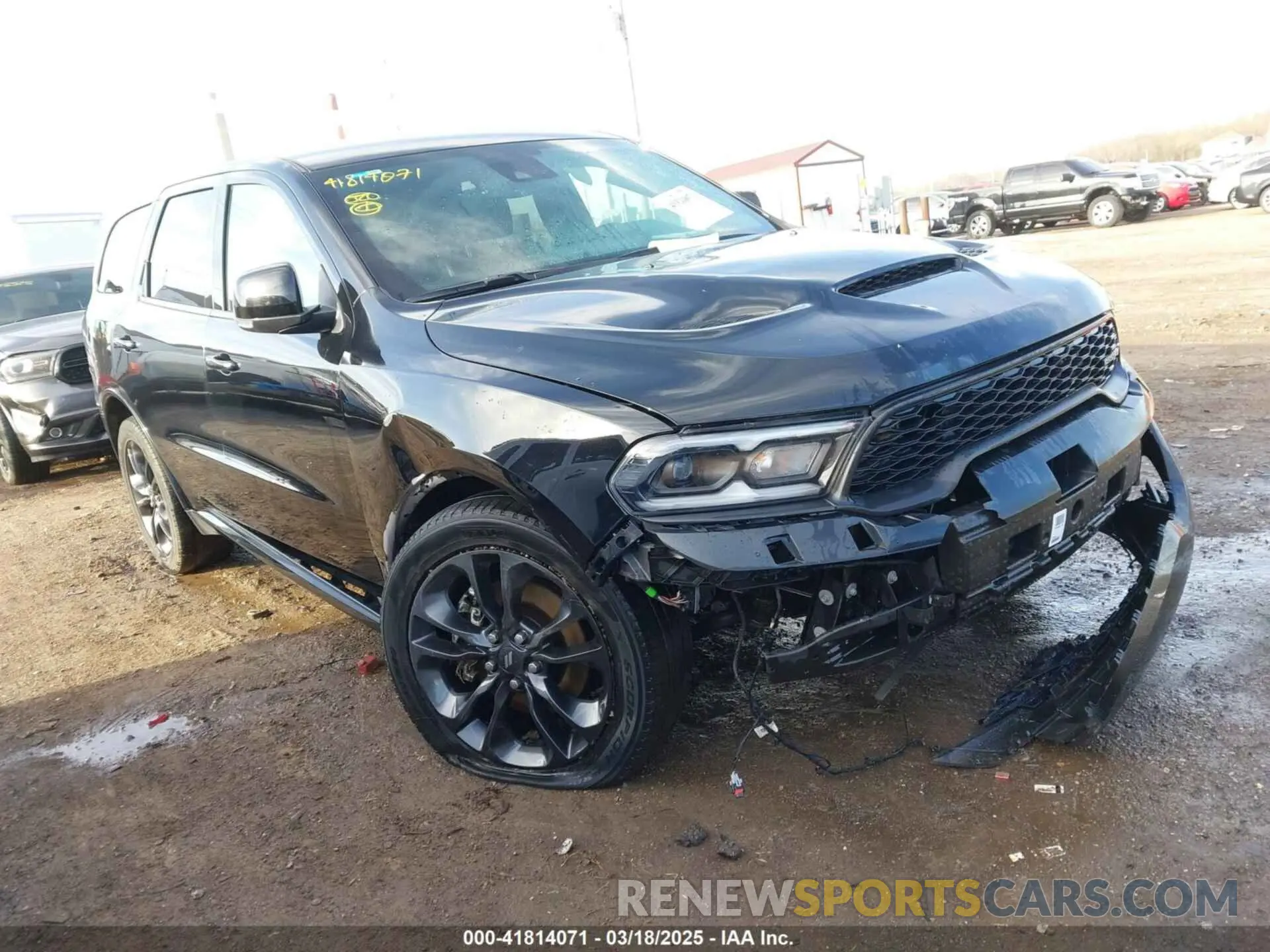1 Photograph of a damaged car 1C4RDJDG6NC161421 DODGE DURANGO 2022