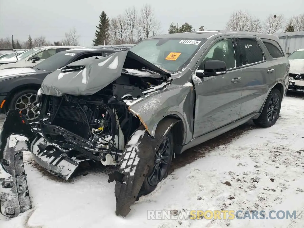 1 Photograph of a damaged car 1C4RDJDG8NC183274 DODGE DURANGO 2022