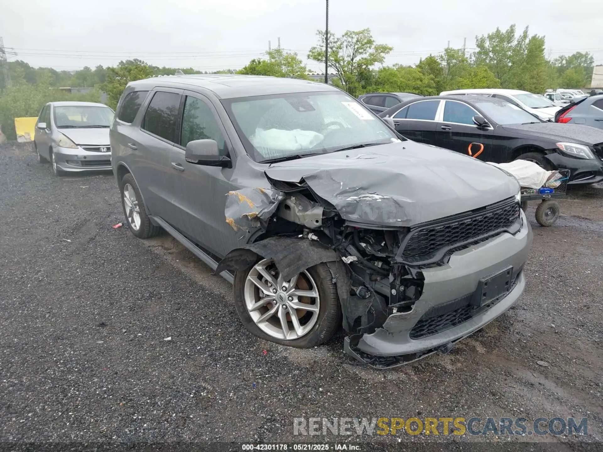 1 Photograph of a damaged car 1C4RDJDG9NC219487 DODGE DURANGO 2022