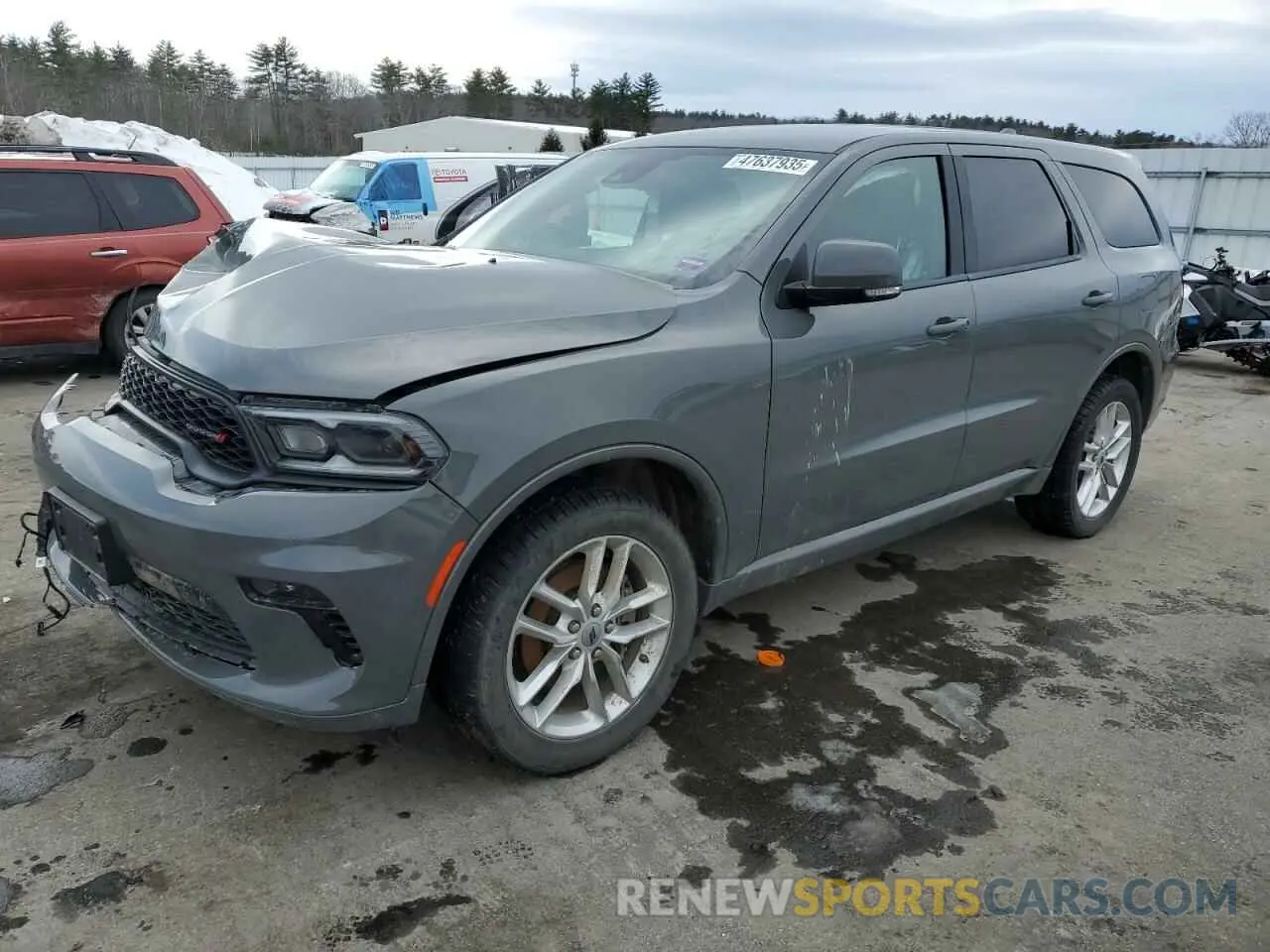 1 Photograph of a damaged car 1C4RDJDGXNC183759 DODGE DURANGO 2022