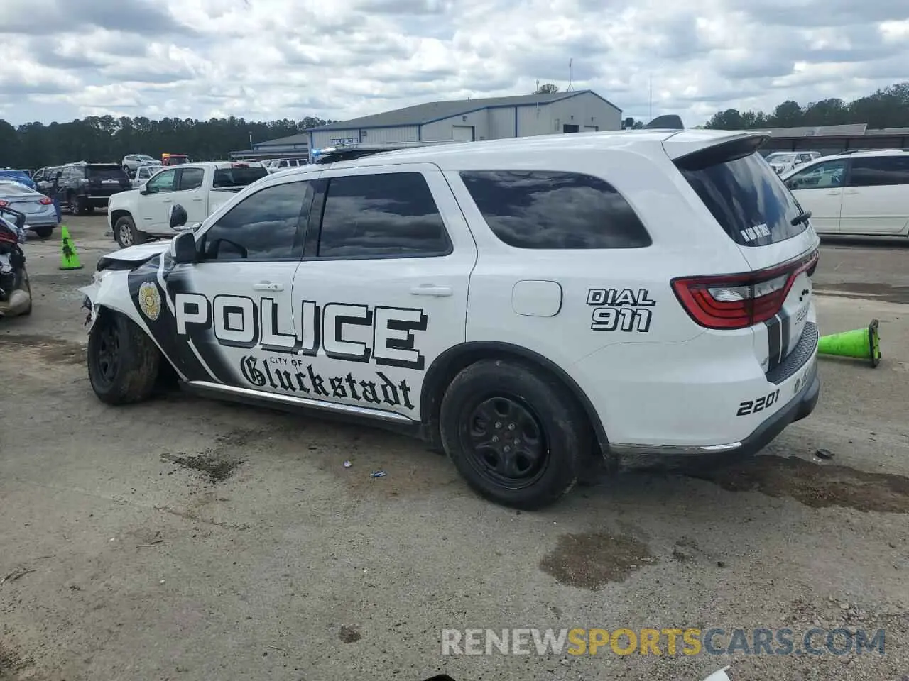 2 Photograph of a damaged car 1C4RDJFG9NC184088 DODGE DURANGO 2022