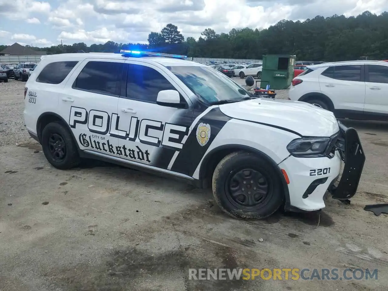 4 Photograph of a damaged car 1C4RDJFG9NC184088 DODGE DURANGO 2022