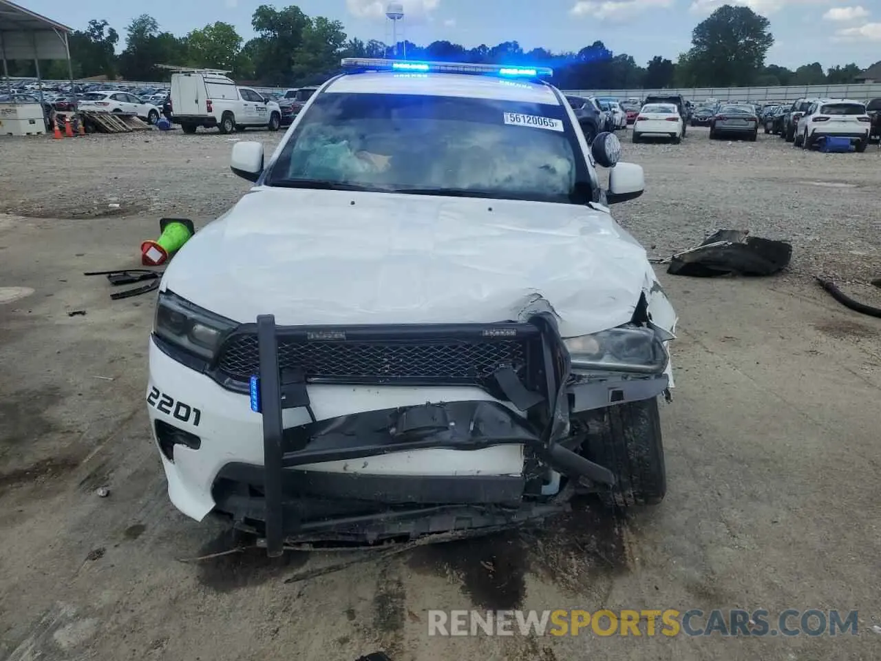5 Photograph of a damaged car 1C4RDJFG9NC184088 DODGE DURANGO 2022
