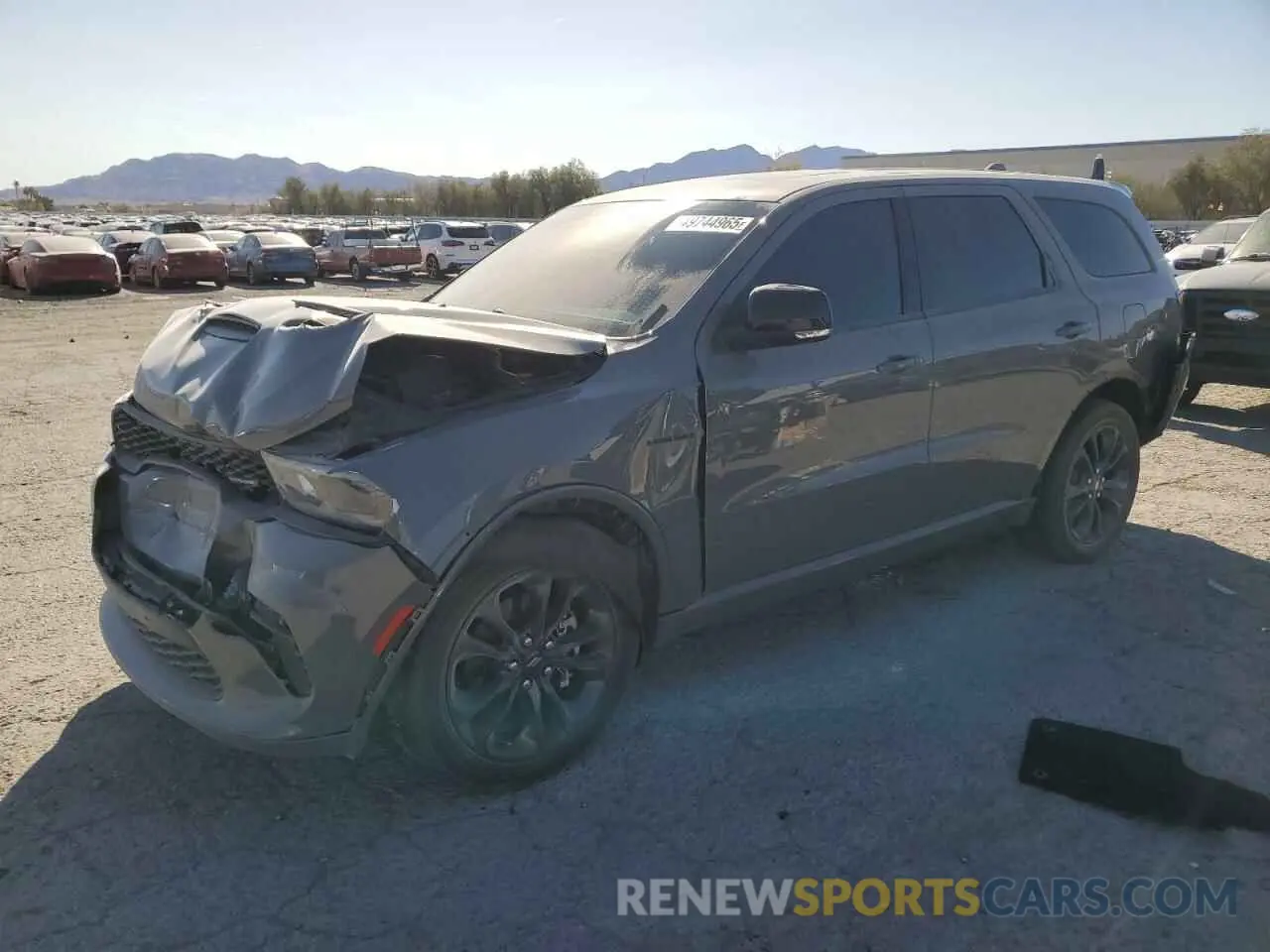 1 Photograph of a damaged car 1C4SDHCT6NC209976 DODGE DURANGO 2022