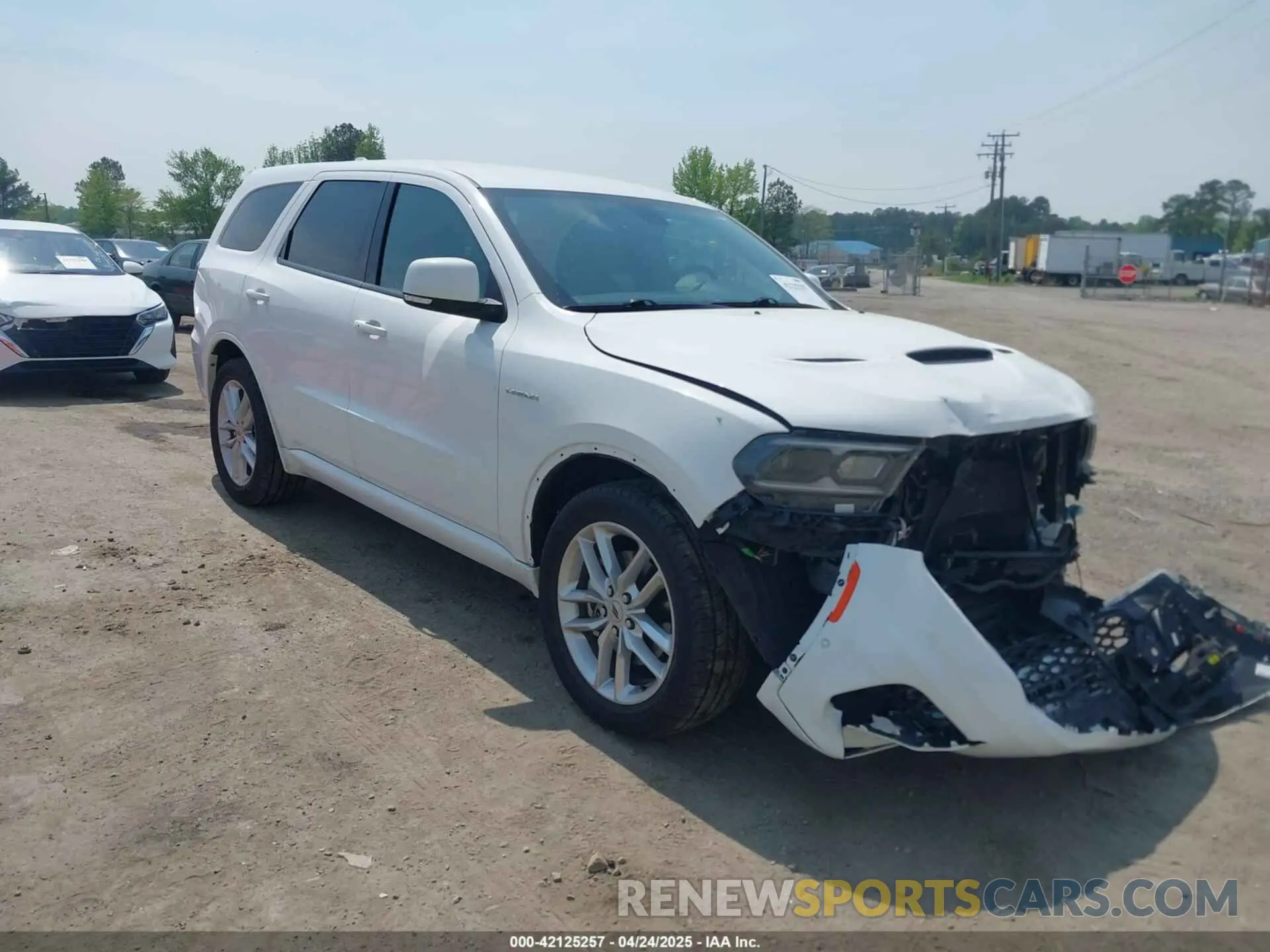 1 Photograph of a damaged car 1C4SDHCT7NC224387 DODGE DURANGO 2022