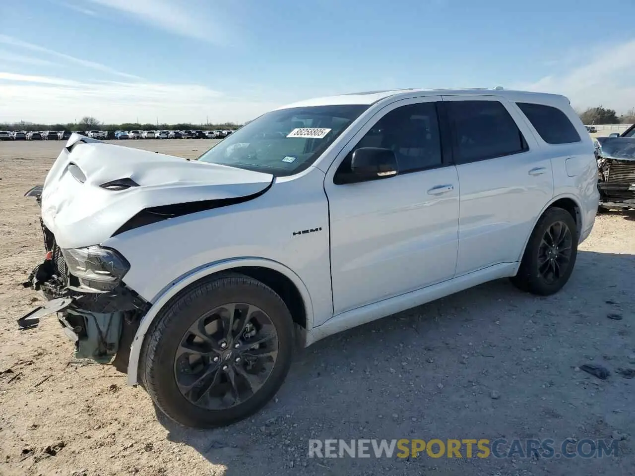 1 Photograph of a damaged car 1C4SDHCT8NC209204 DODGE DURANGO 2022