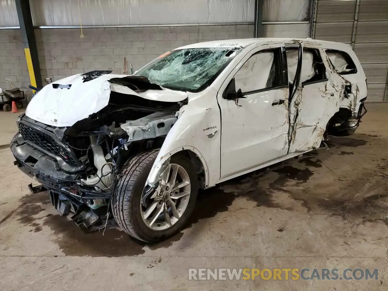 1 Photograph of a damaged car 1C4SDHCTXNC157025 DODGE DURANGO 2022