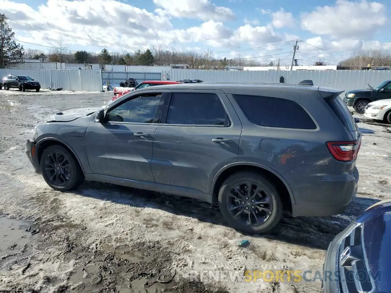 2 Photograph of a damaged car 1C4SDJCT0NC207471 DODGE DURANGO 2022