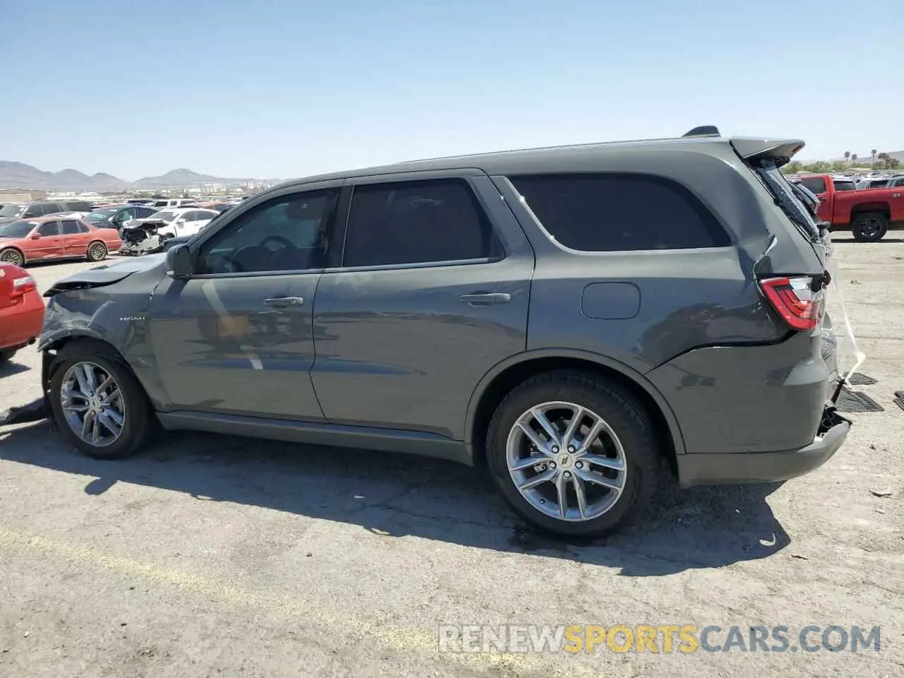 2 Photograph of a damaged car 1C4SDJCT1NC136202 DODGE DURANGO 2022
