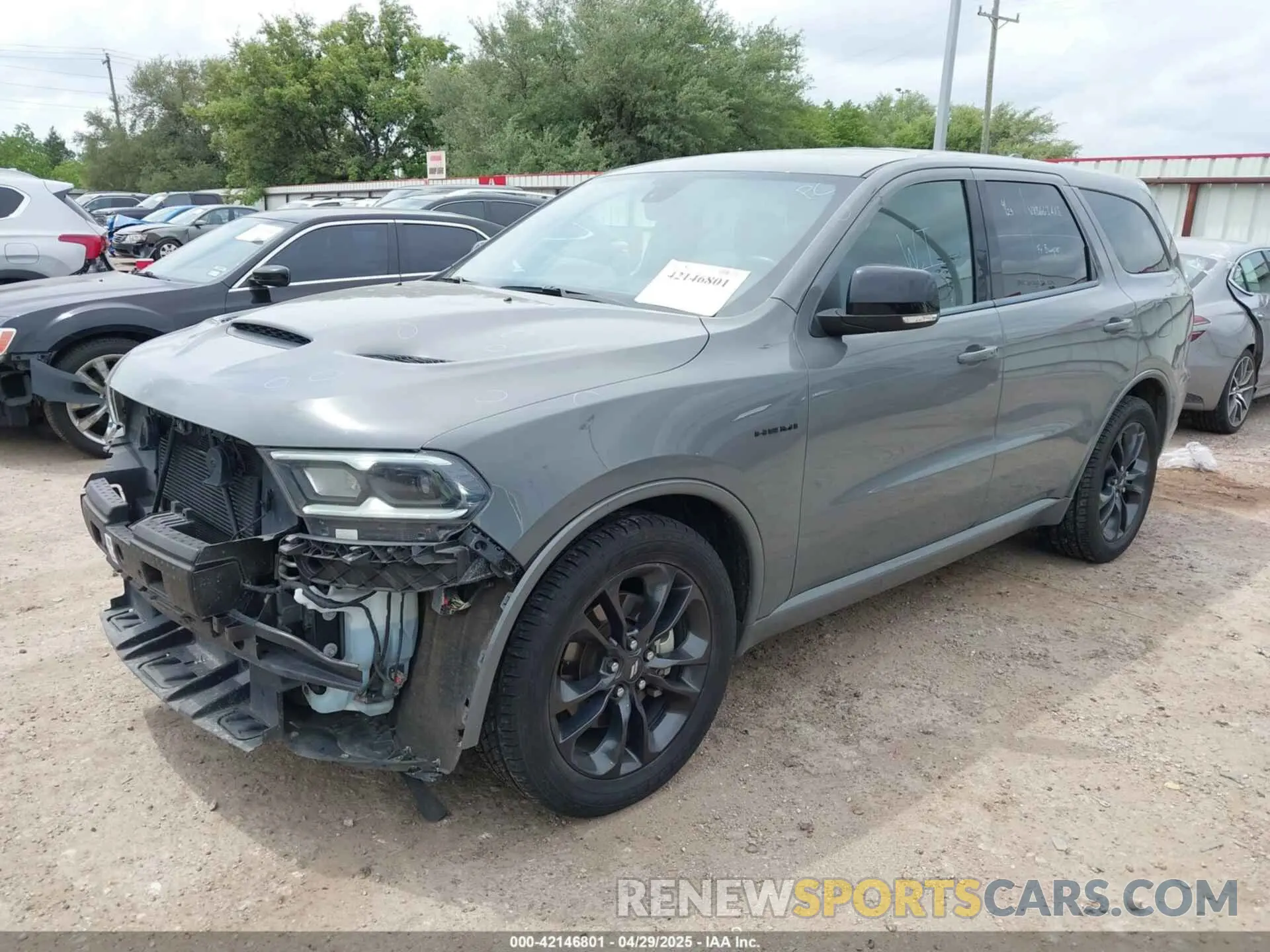 2 Photograph of a damaged car 1C4SDJCT1NC221105 DODGE DURANGO 2022