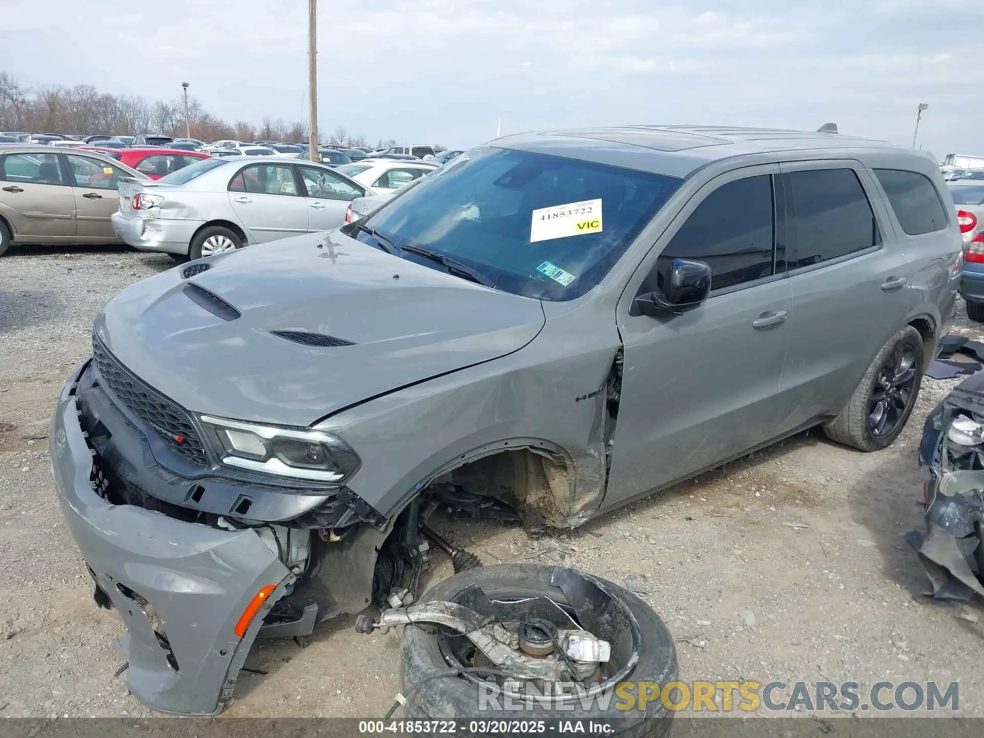 2 Photograph of a damaged car 1C4SDJCT2NC106688 DODGE DURANGO 2022