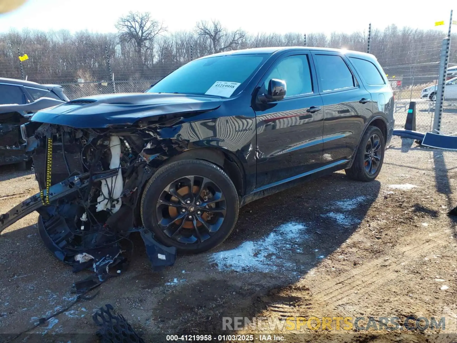 2 Photograph of a damaged car 1C4SDJCT3NC216195 DODGE DURANGO 2022