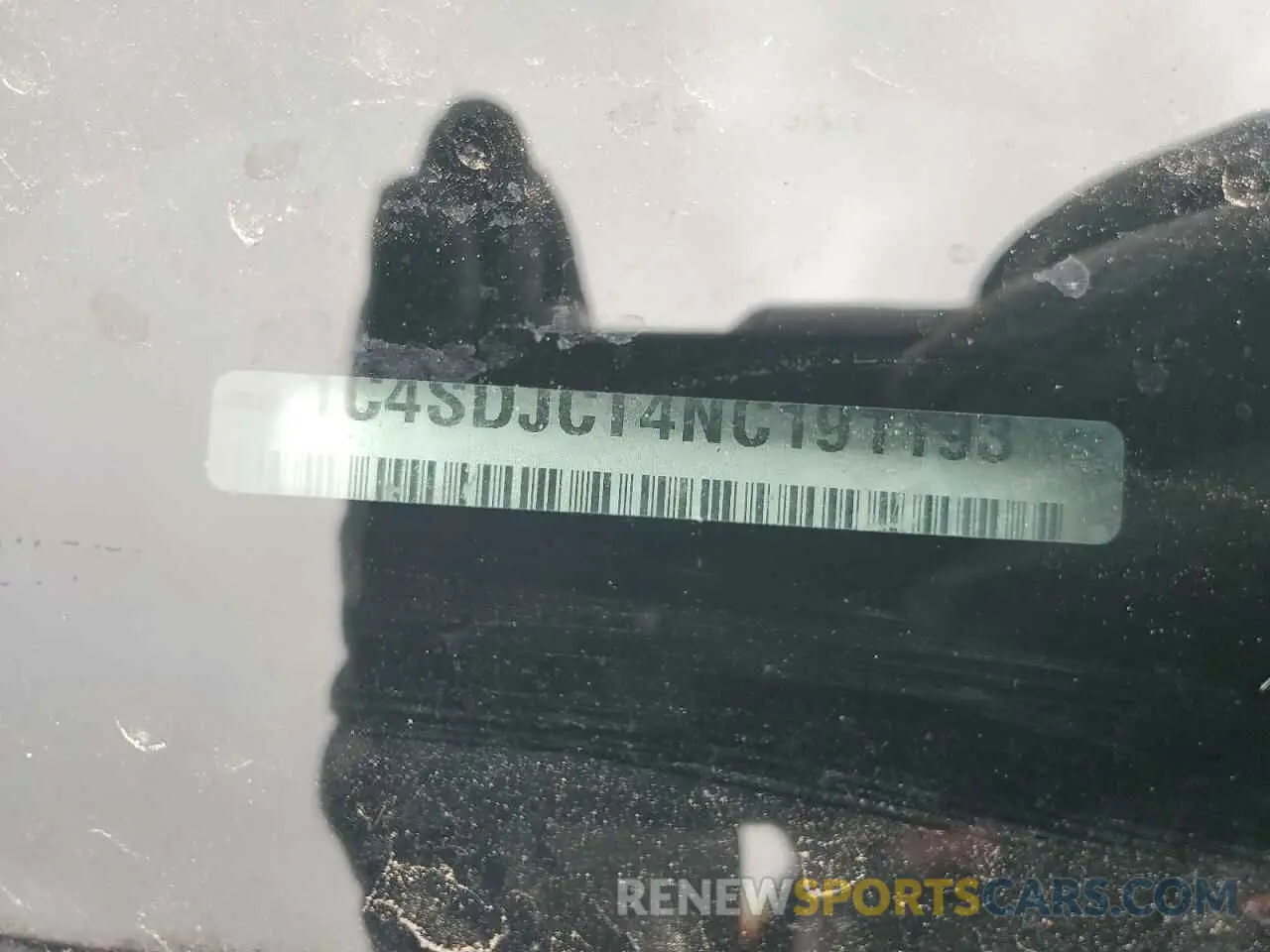 13 Photograph of a damaged car 1C4SDJCT4NC191193 DODGE DURANGO 2022