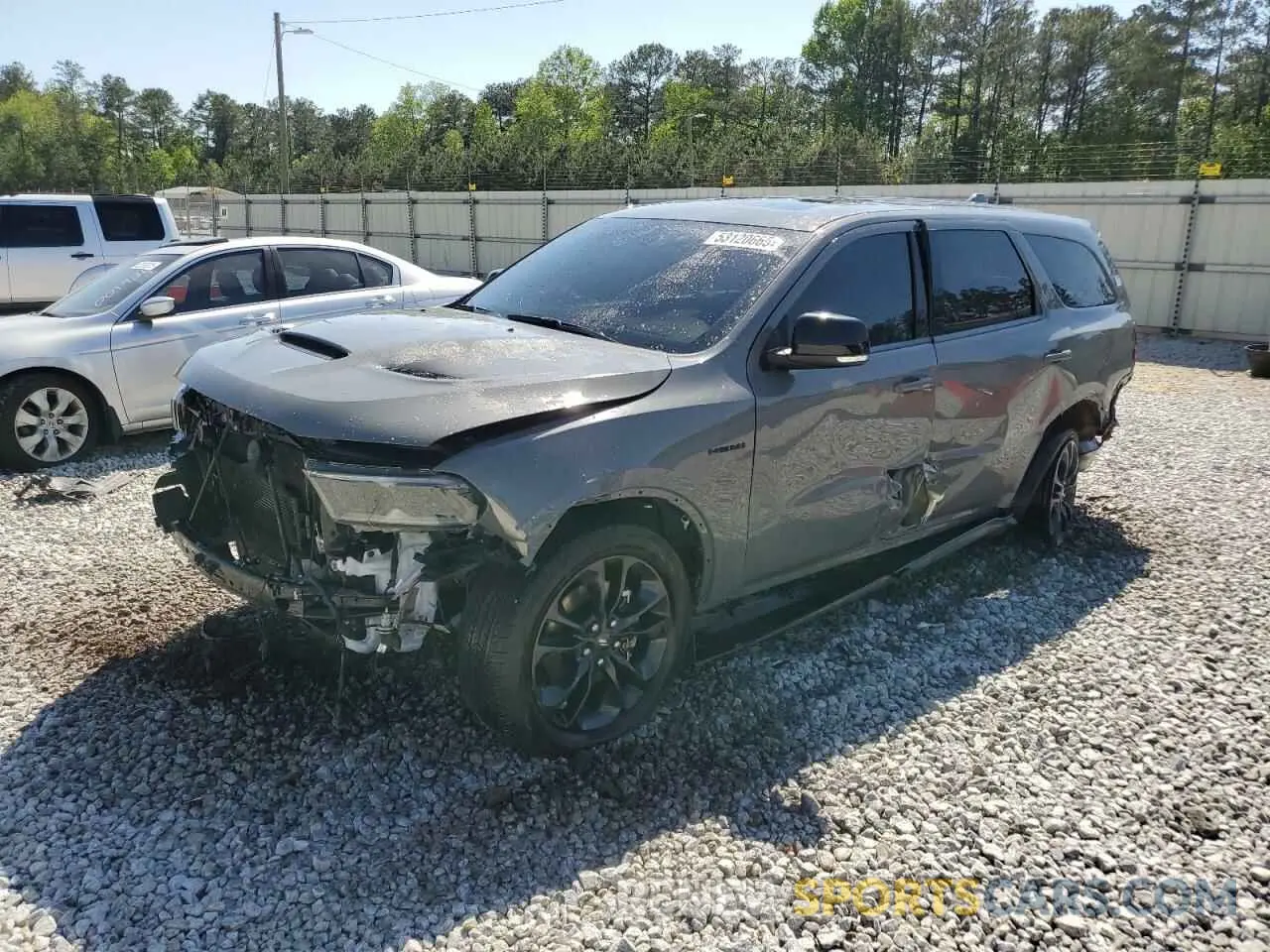 1 Photograph of a damaged car 1C4SDJCT4NC223141 DODGE DURANGO 2022