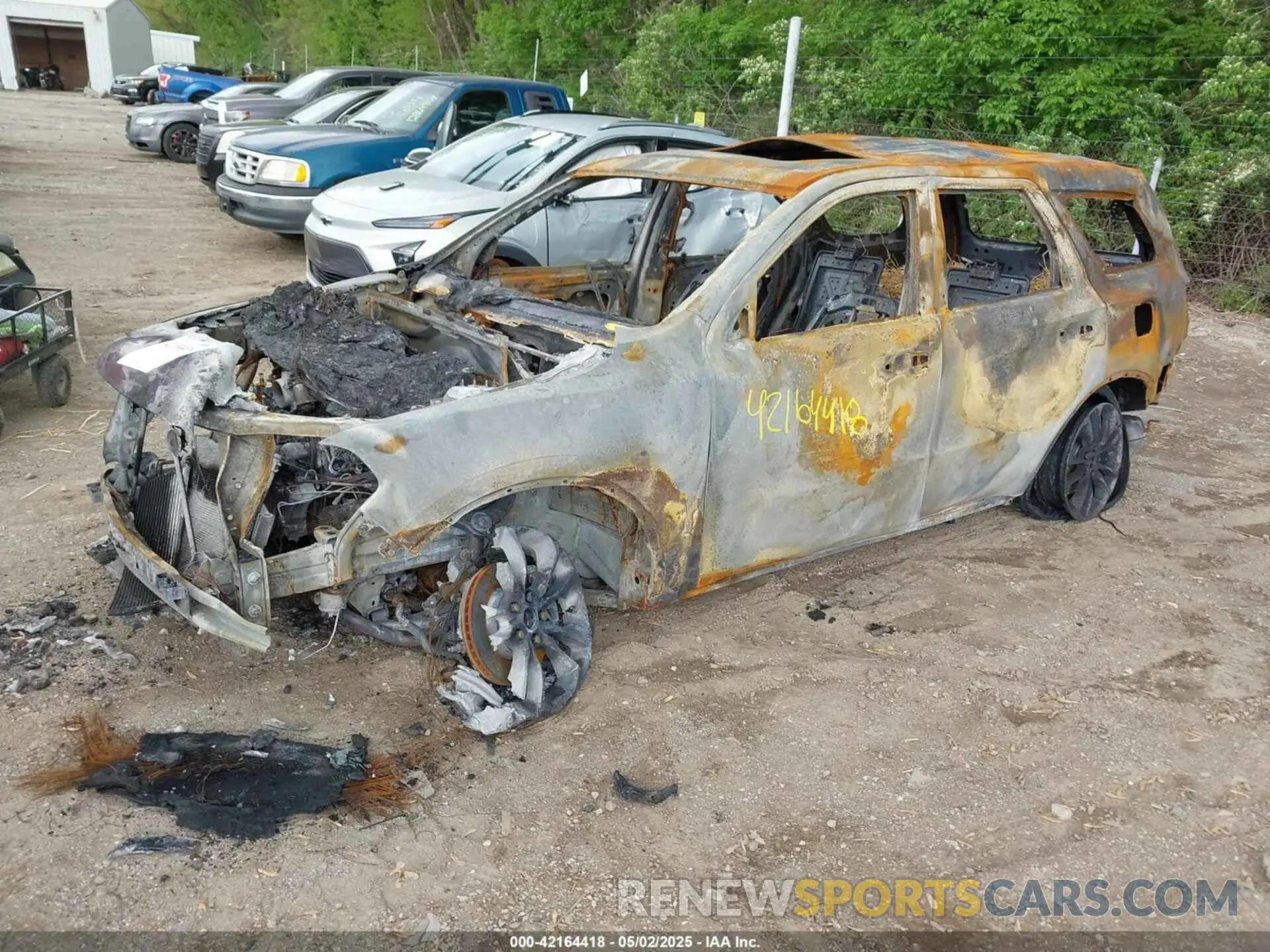 2 Photograph of a damaged car 1C4SDJCT5NC215615 DODGE DURANGO 2022