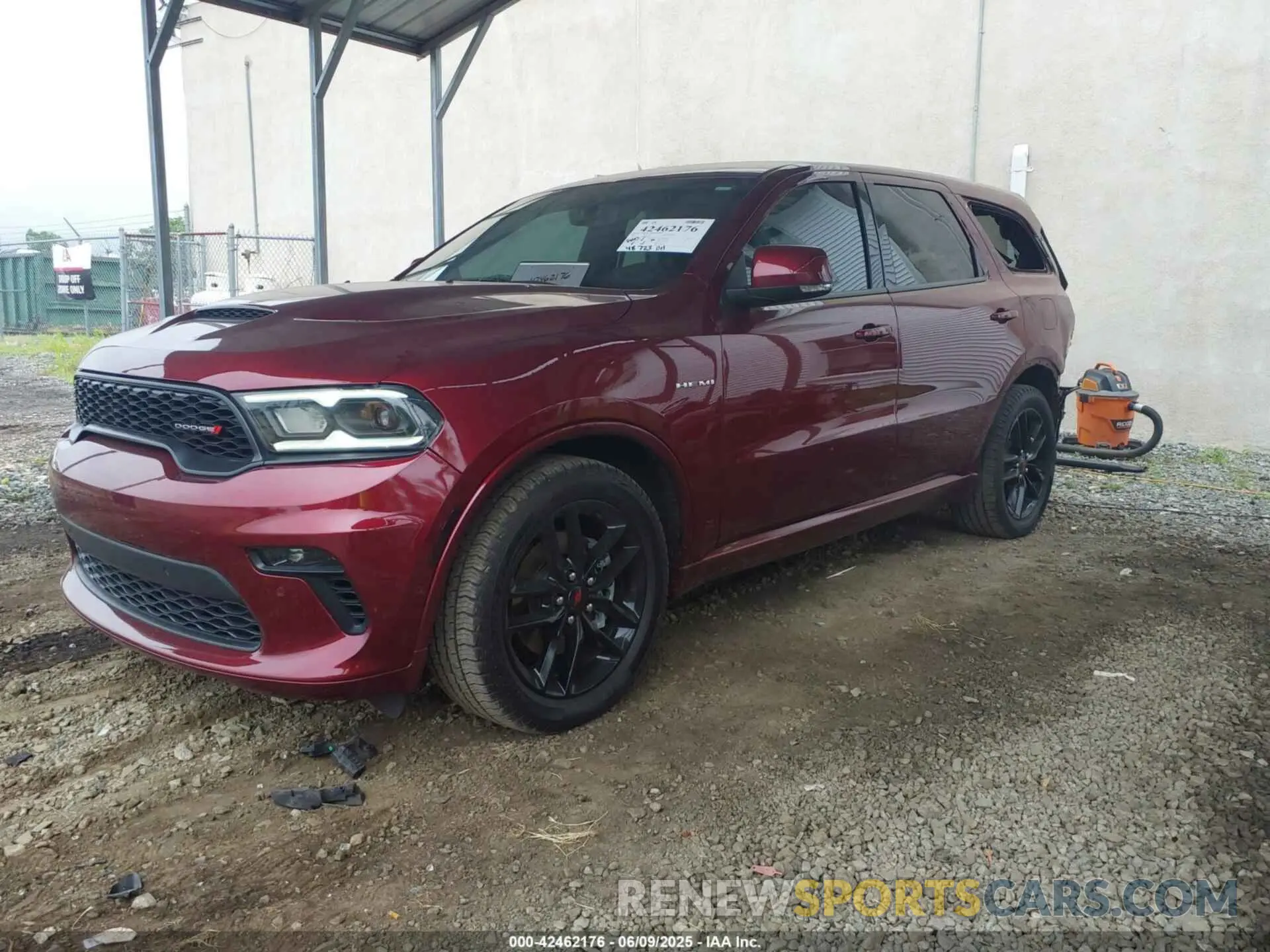 2 Photograph of a damaged car 1C4SDJCT6NC228096 DODGE DURANGO 2022